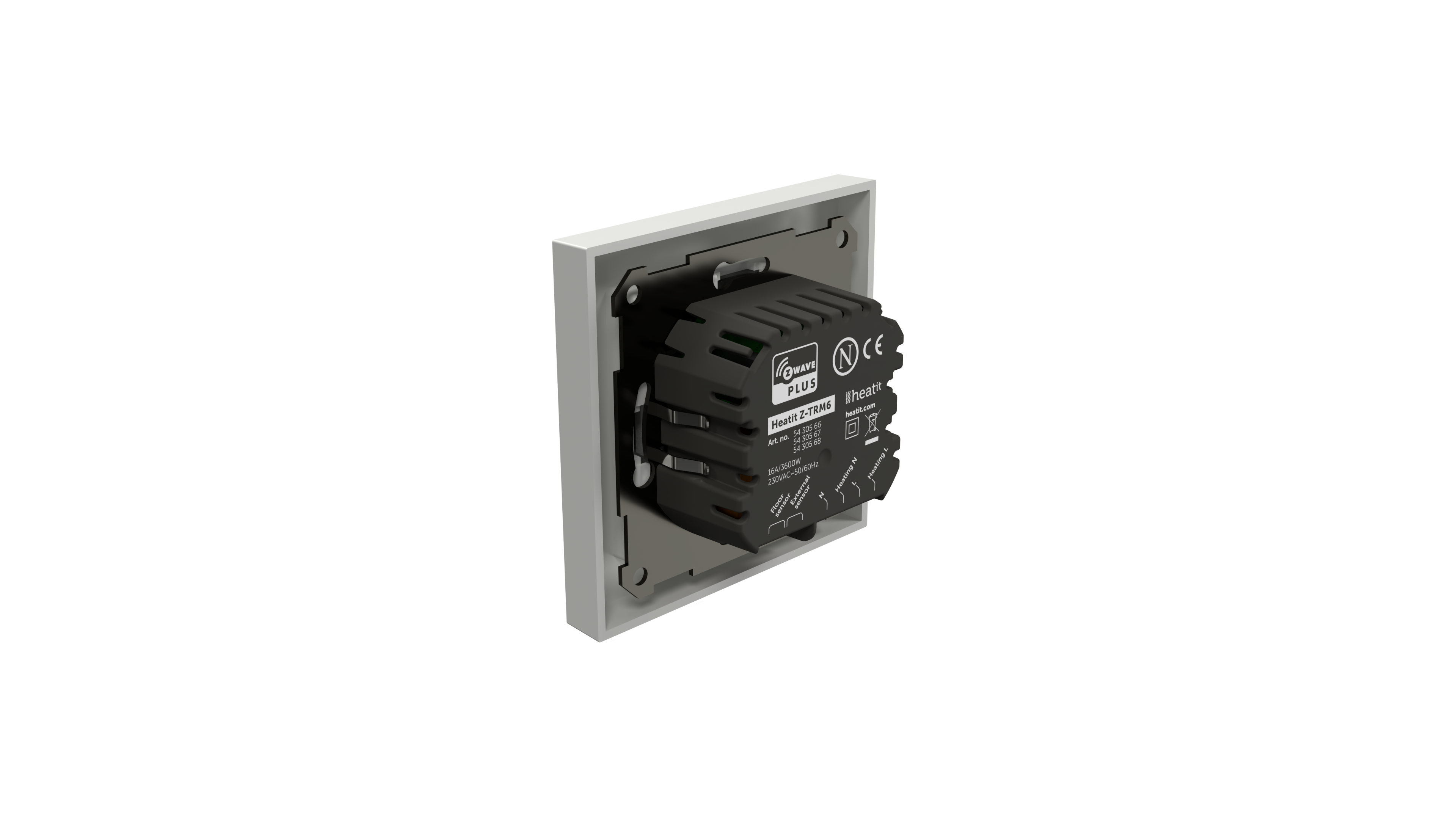 HeatIt Z-TRM6 Thermostat  Z-Wave 800 Serie (Weiß RAL 9003)