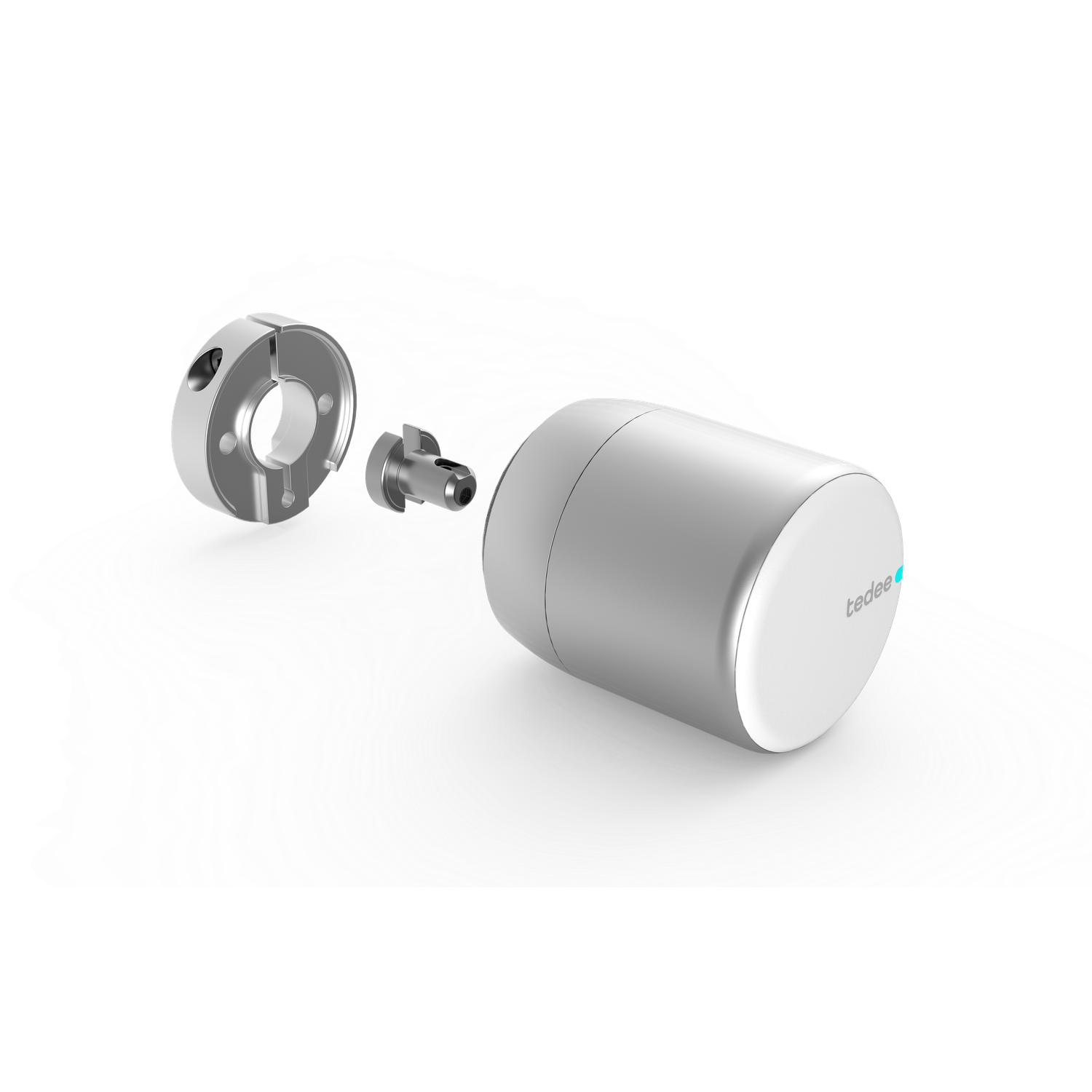 tedee Adapter für vorhandene Zylinder Silber für Lock PRO
