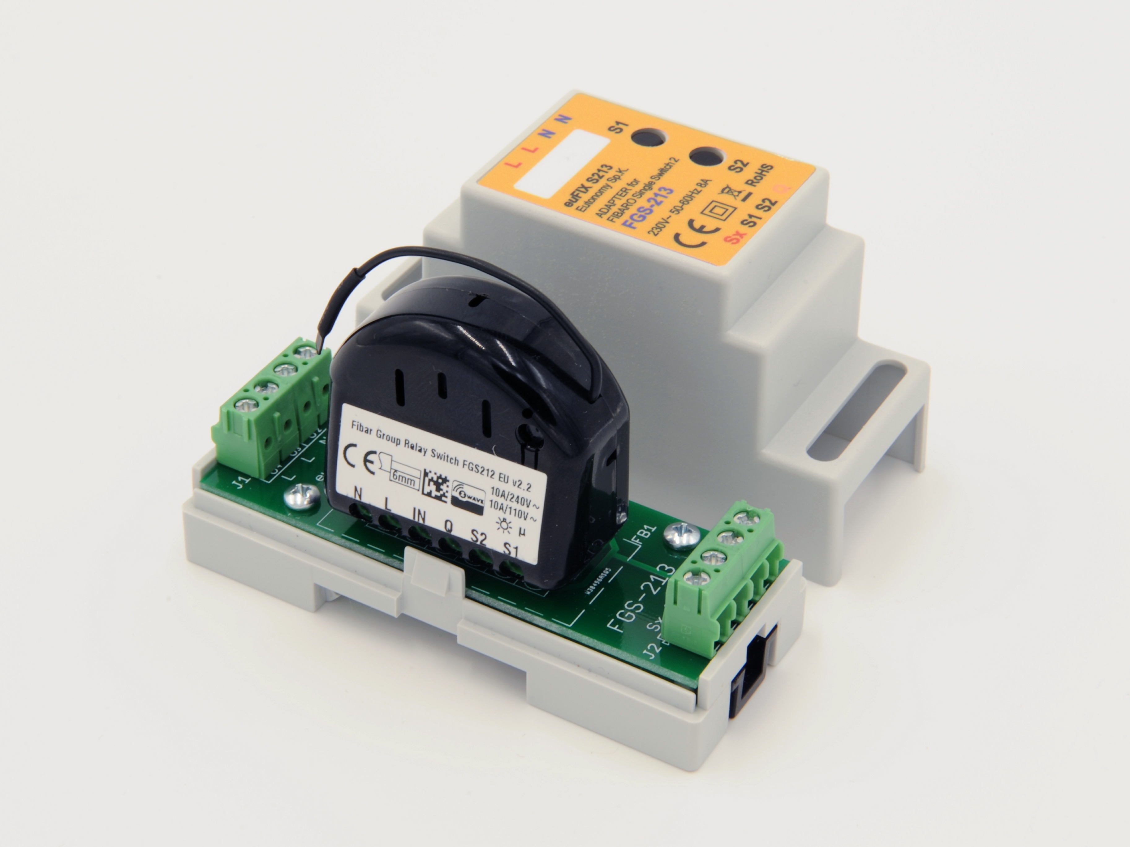 Eutonomy - euFix S213 DIN Adapter (mit Button)