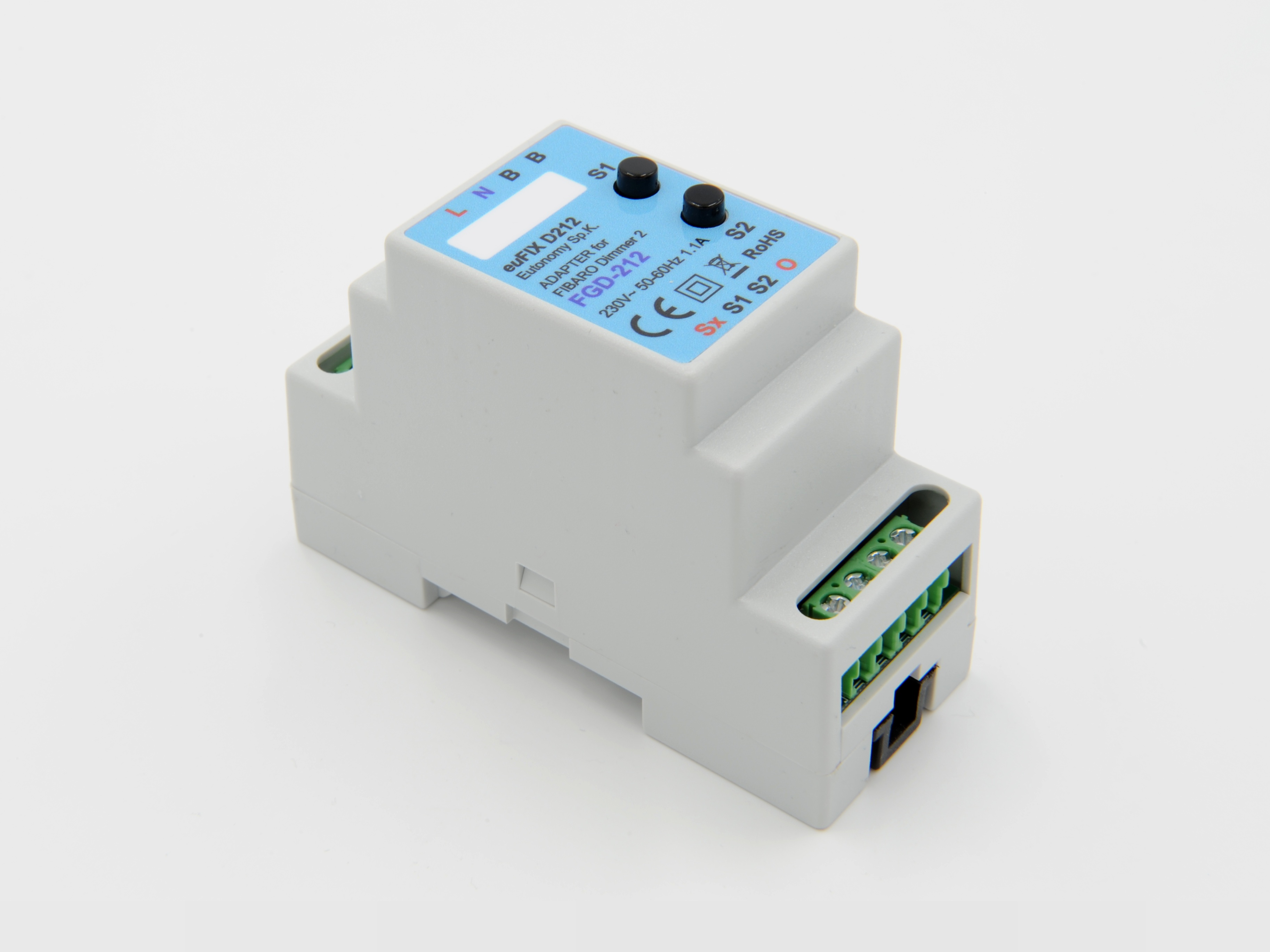 Eutonomy - euFIX D212 DIN Adapter (mit Button)