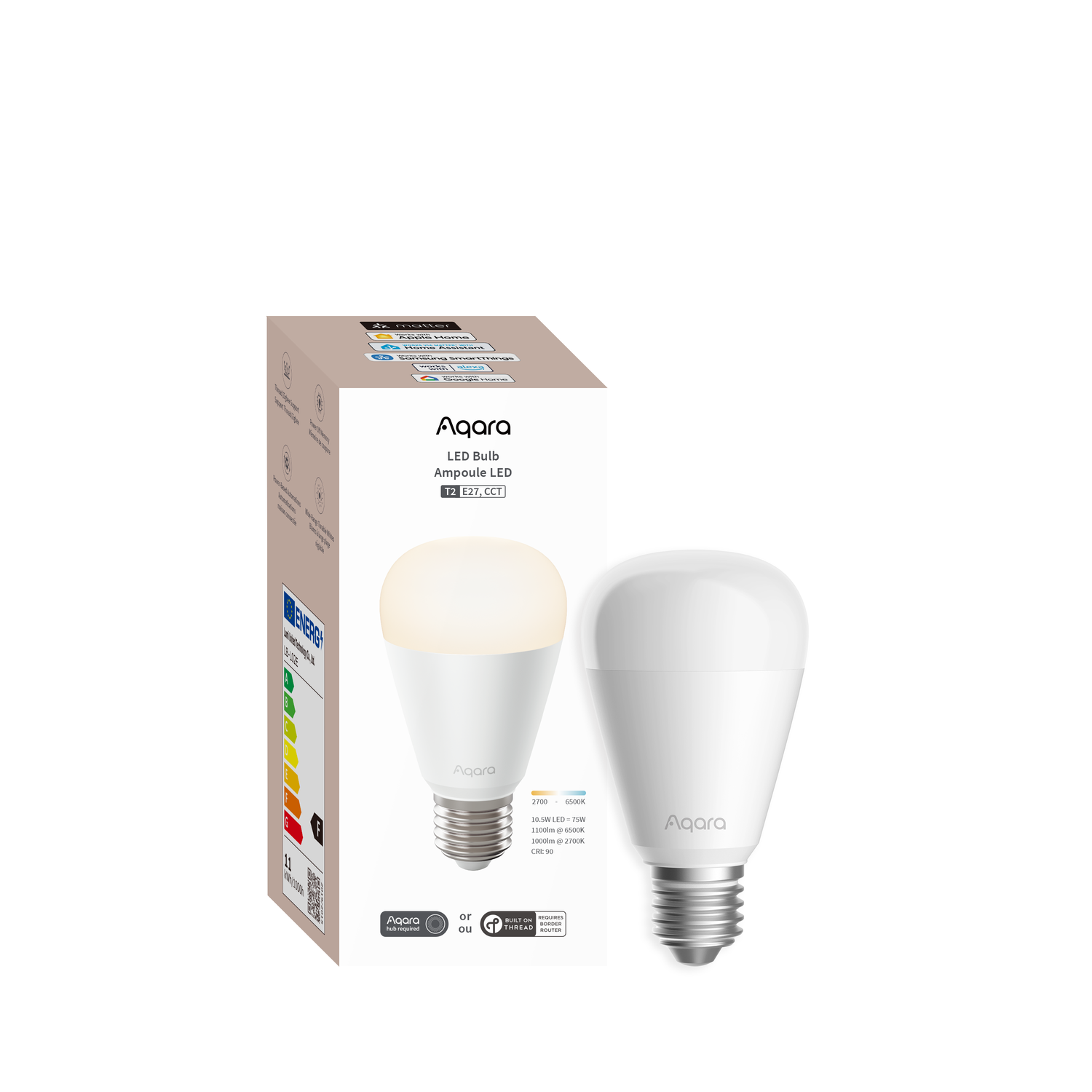 Aqara LED Bulb T2 E27, CCT (Zigbee, Matter over Thread)