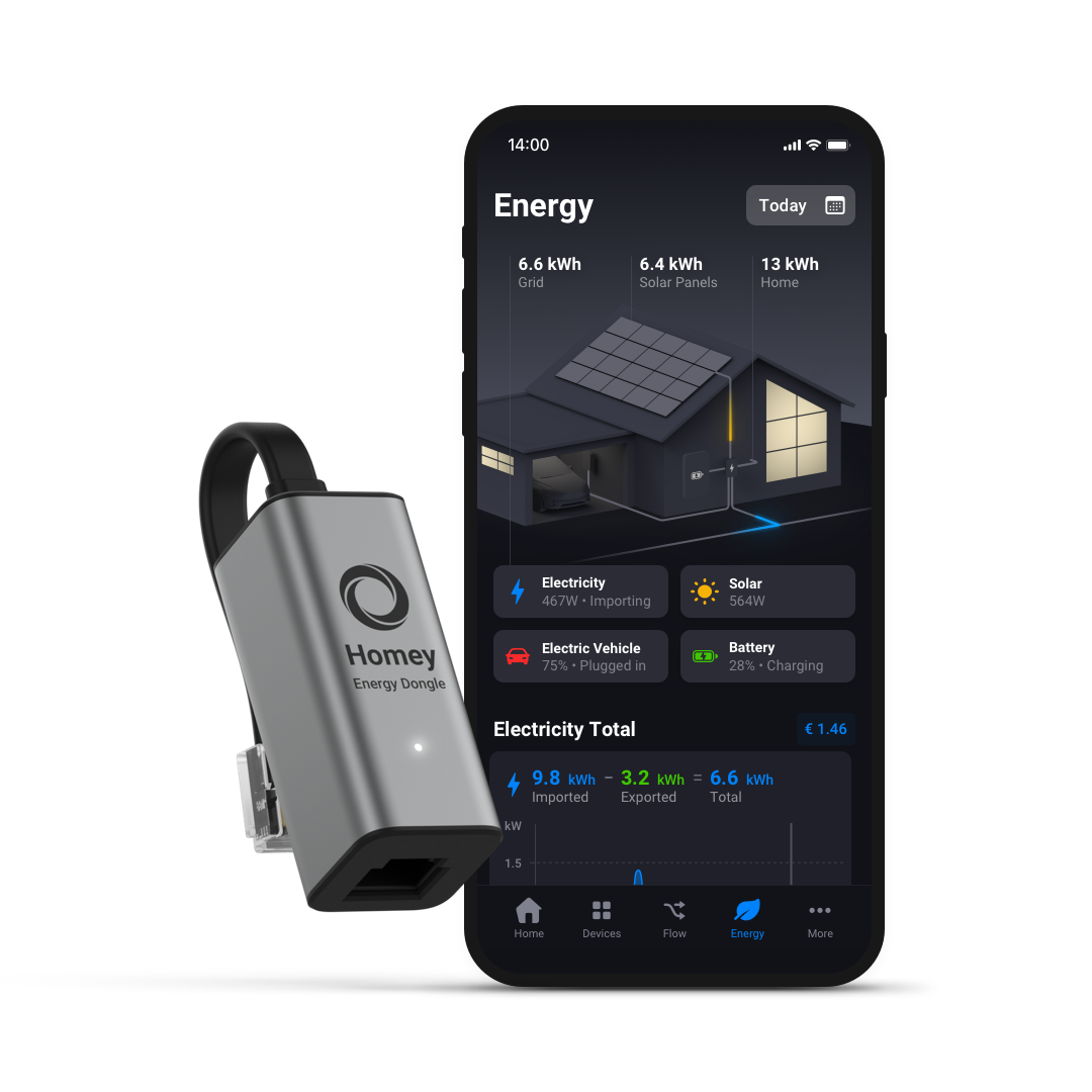 Homey Energy Dongle für P1 Stromzähler
