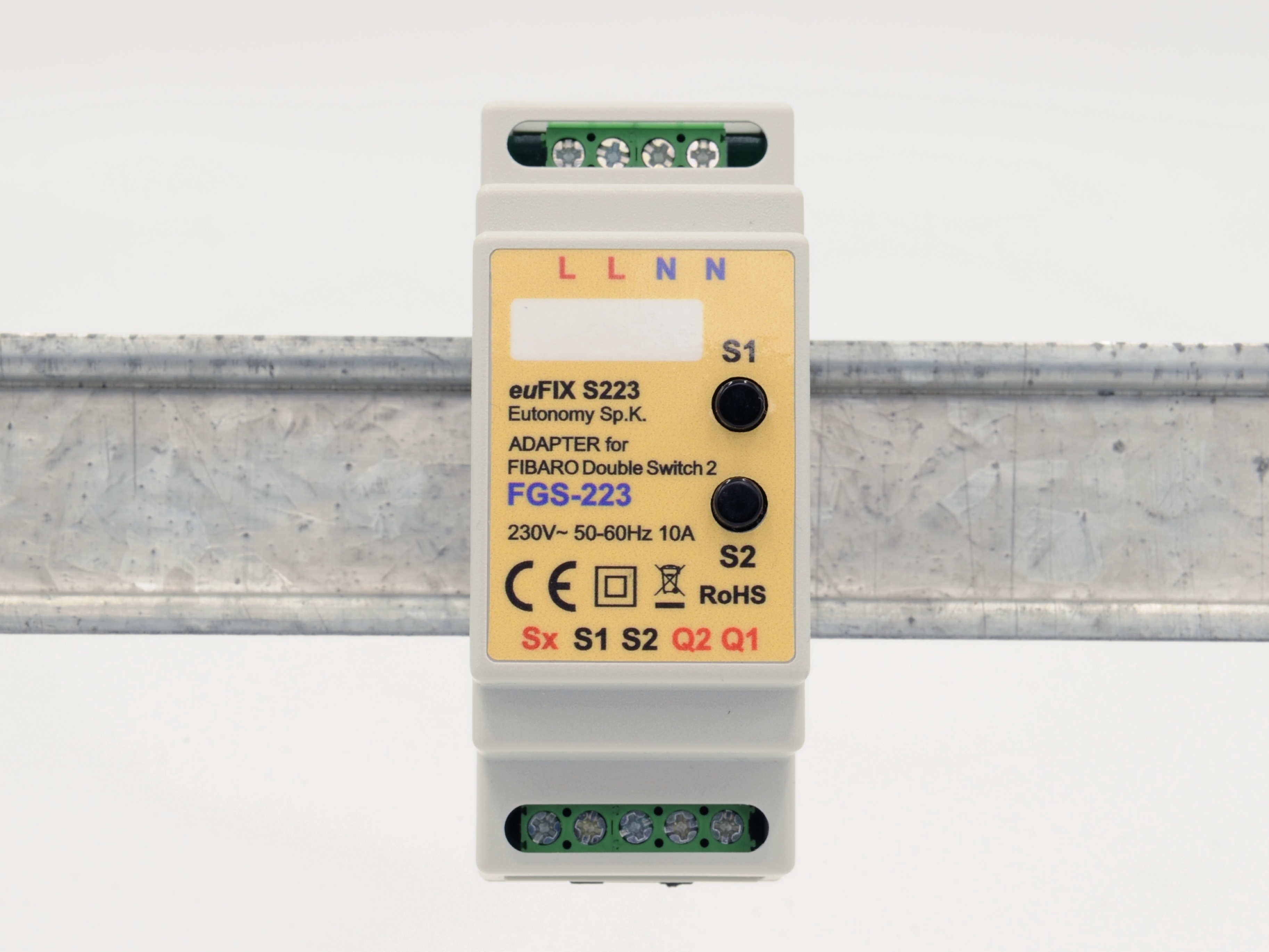 Eutonomy - euFix S223 DIN Adapter (mit Button)