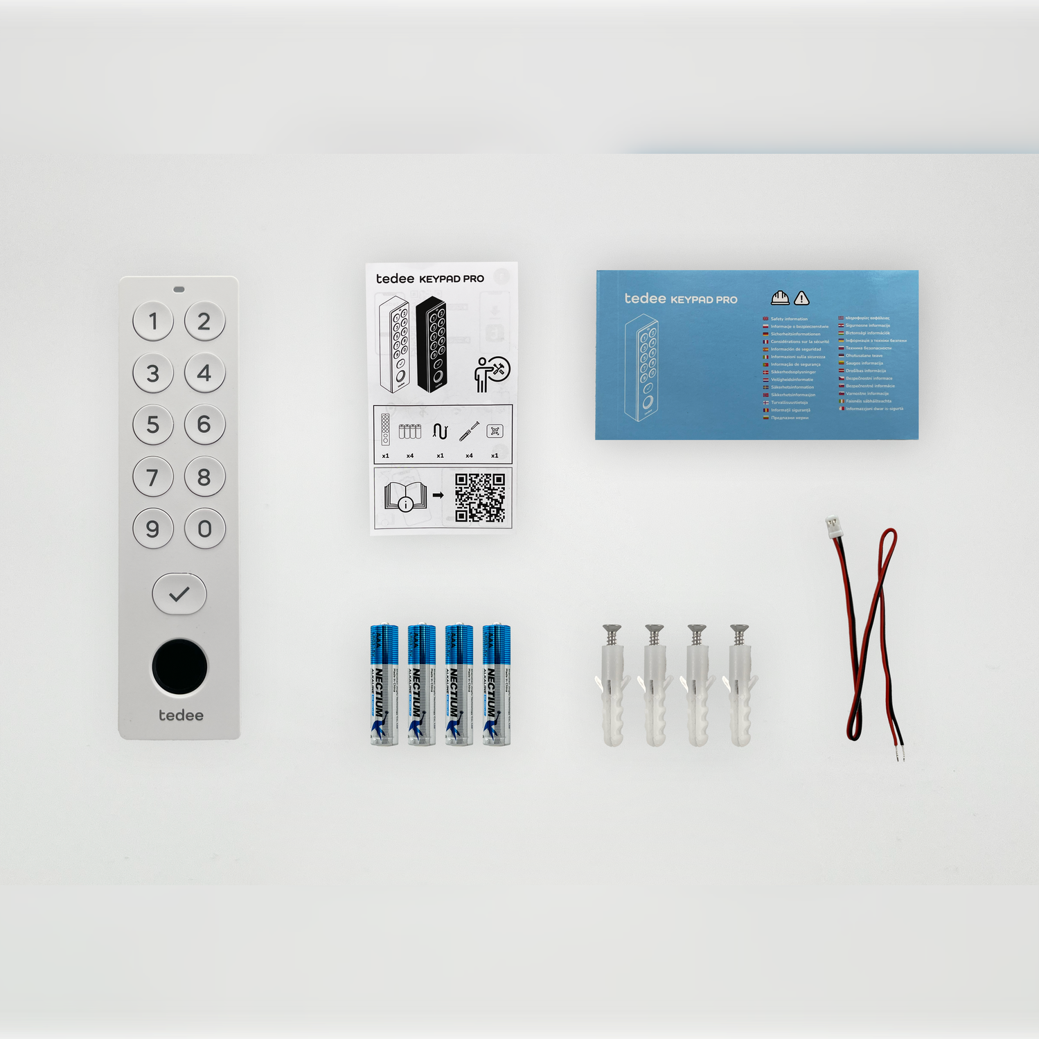 tedee Keypad Pro Weiß (Bluetooth)