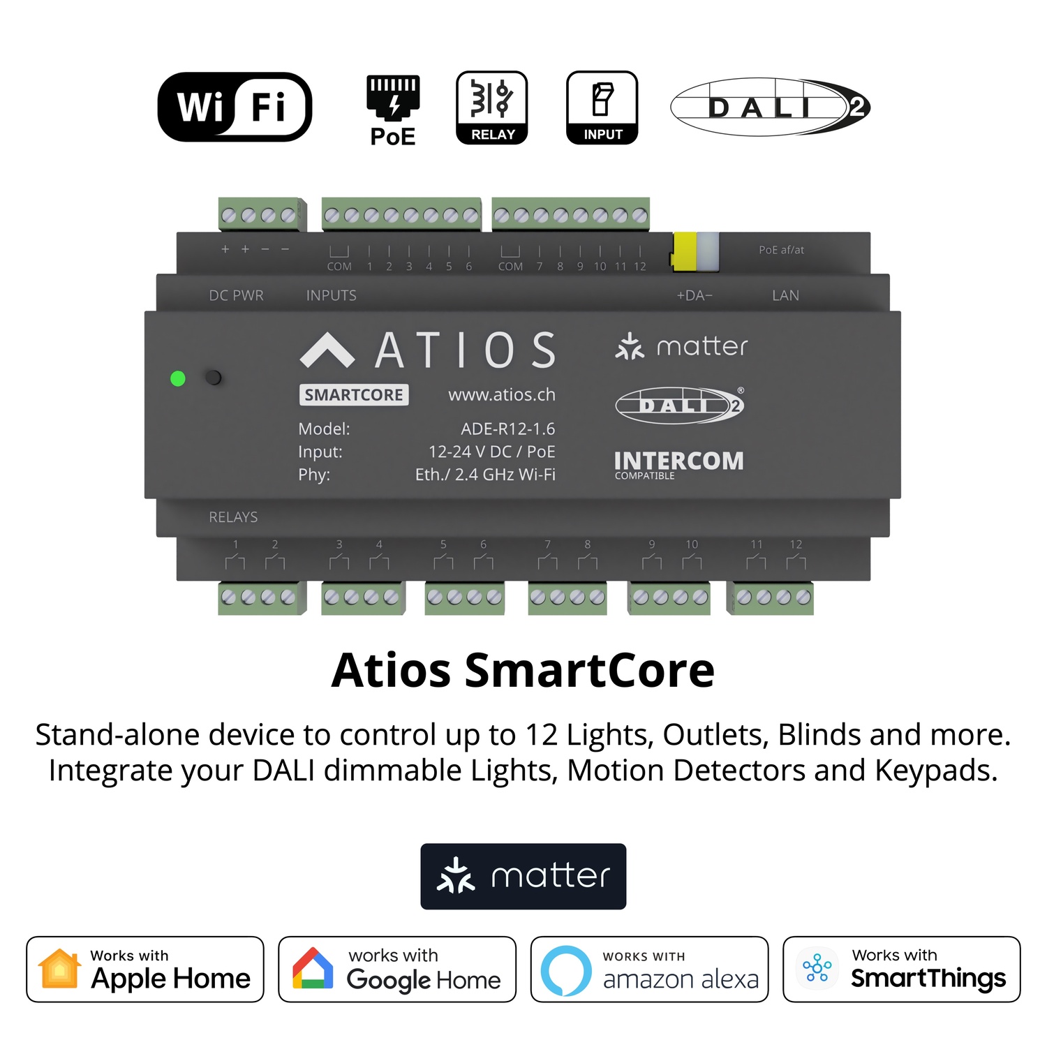 ATIOS SmartCore ADE-R12 (Matter over Lan)