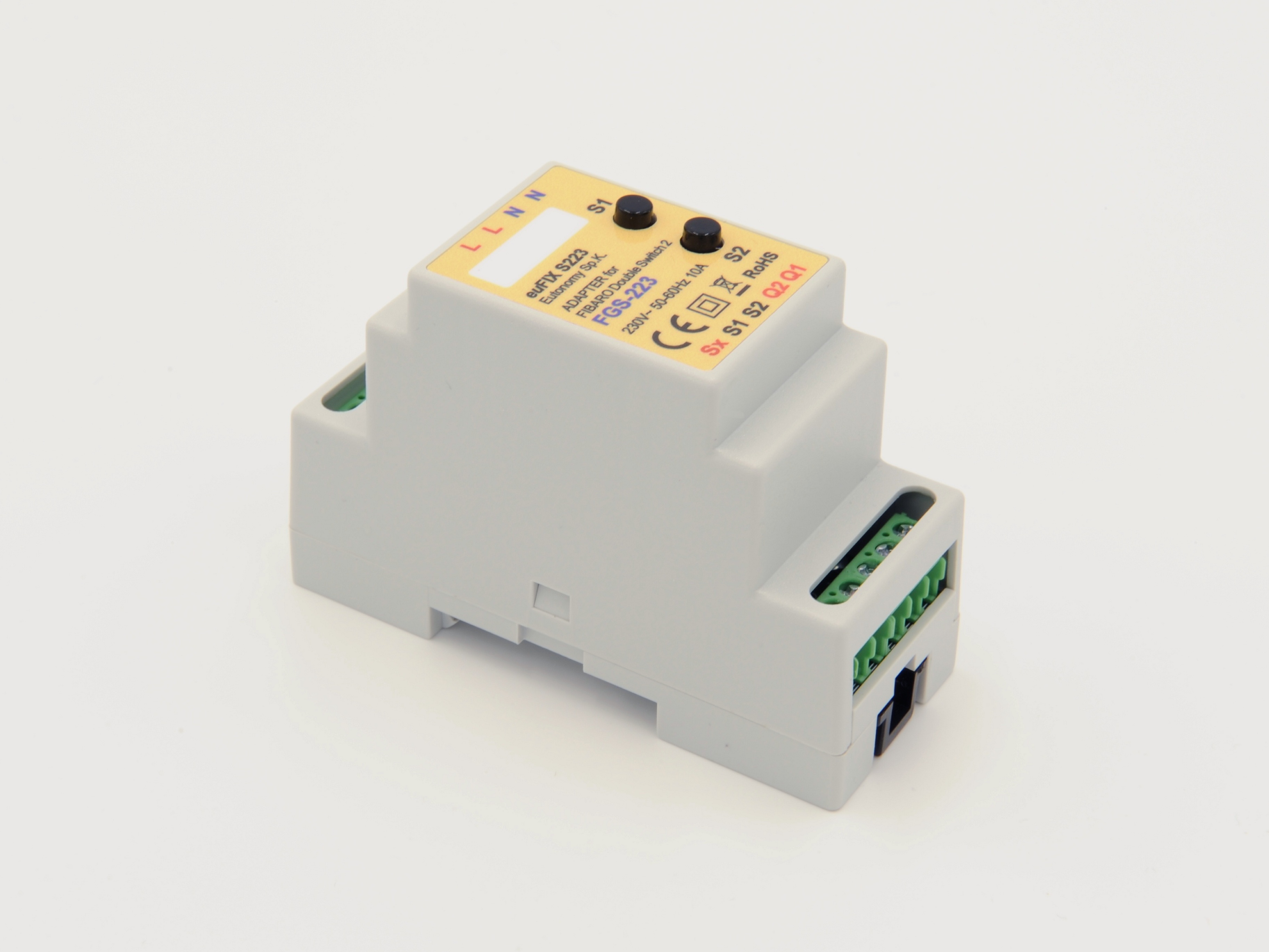 Eutonomy - euFix S223 DIN Adapter (mit Button)