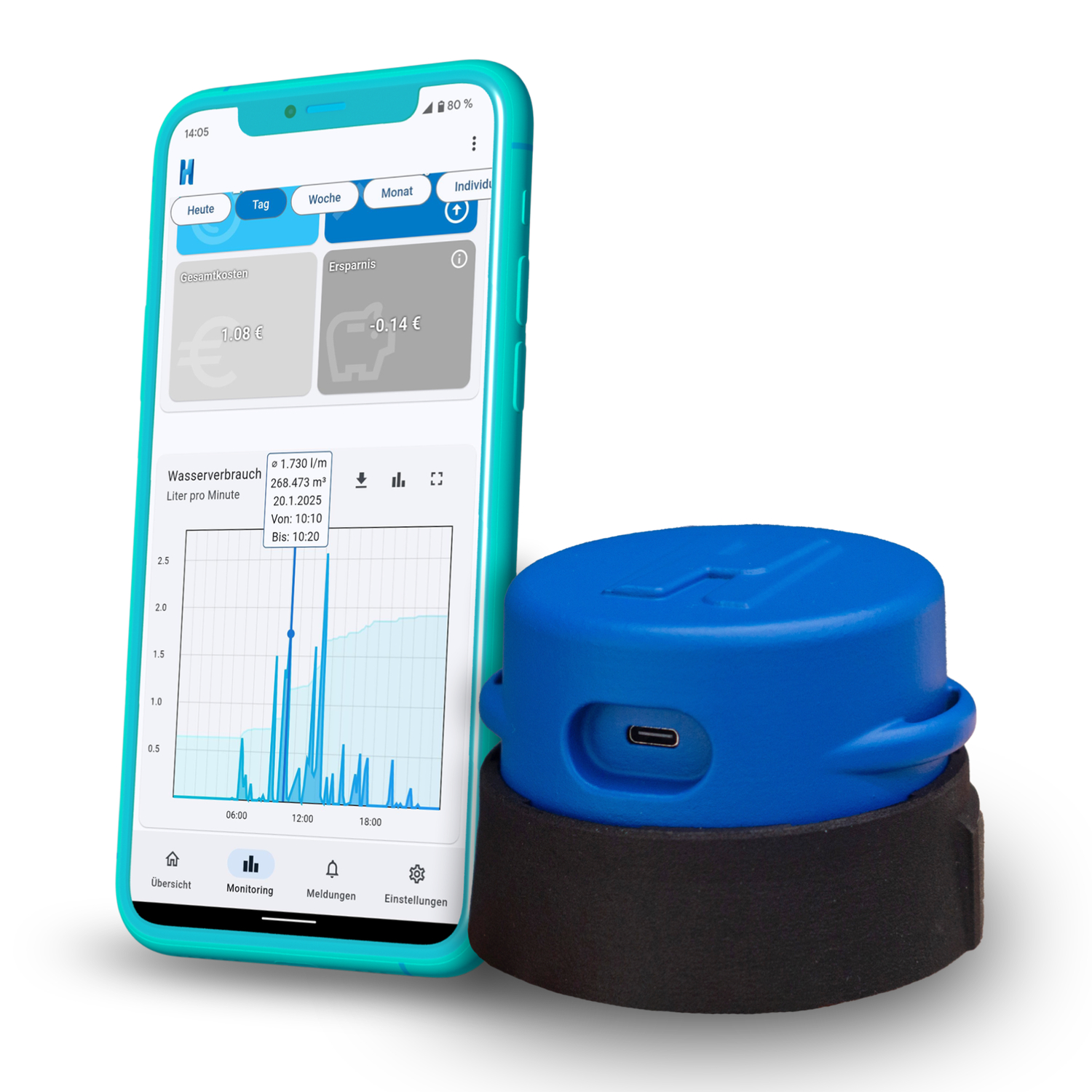 Hydropmeter - Dein Wasserverbrauch immer im Blick