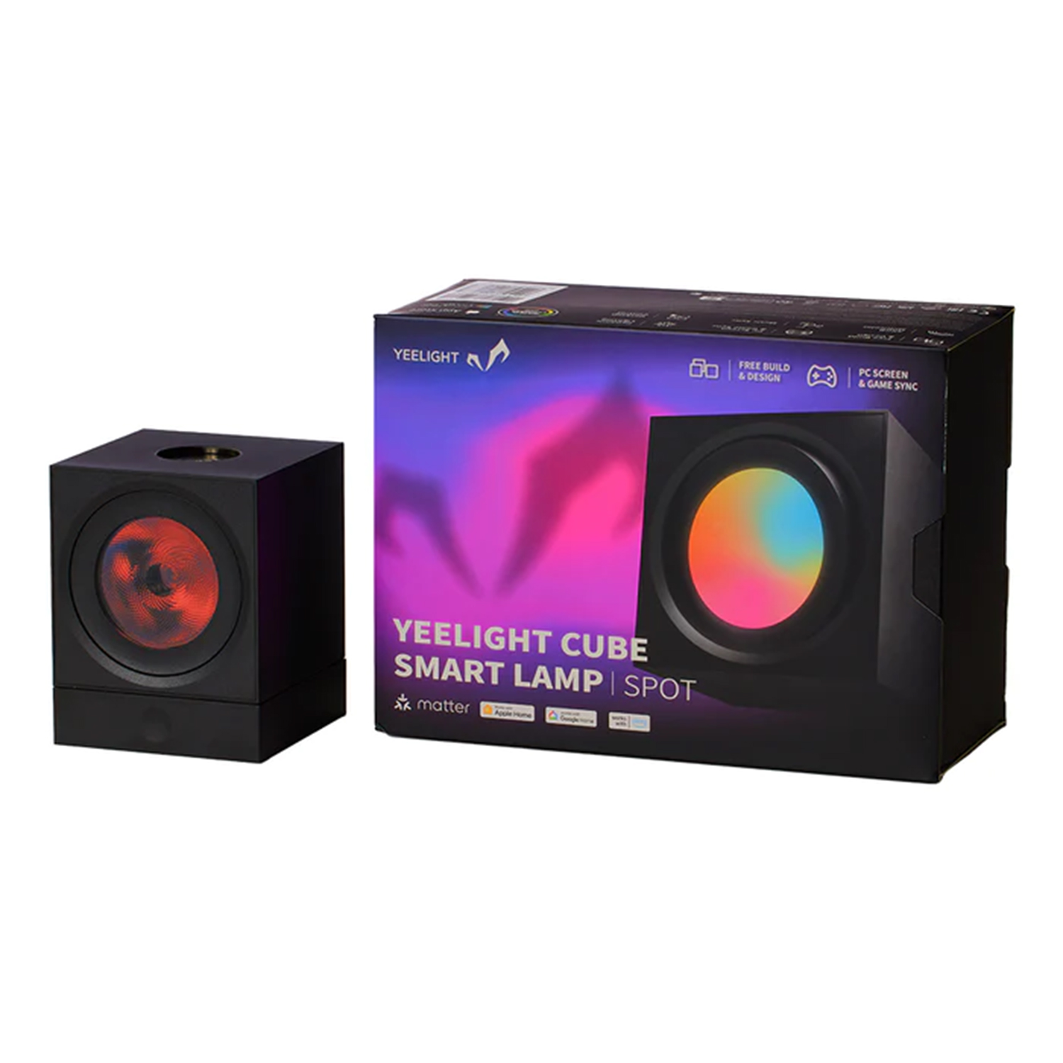 YEELIGHT Light Gaming Cube Spot and Rooted Base WLAN
