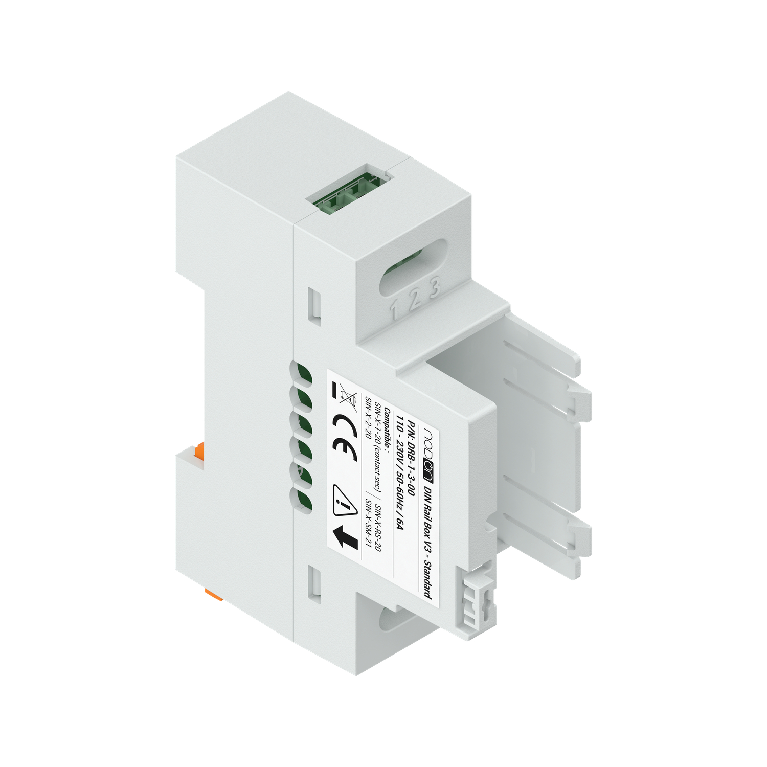 NodOn DIN Rail Box (Standard) für Zigbee- oder EnOcean-Relaisschalter (5 Stück)
