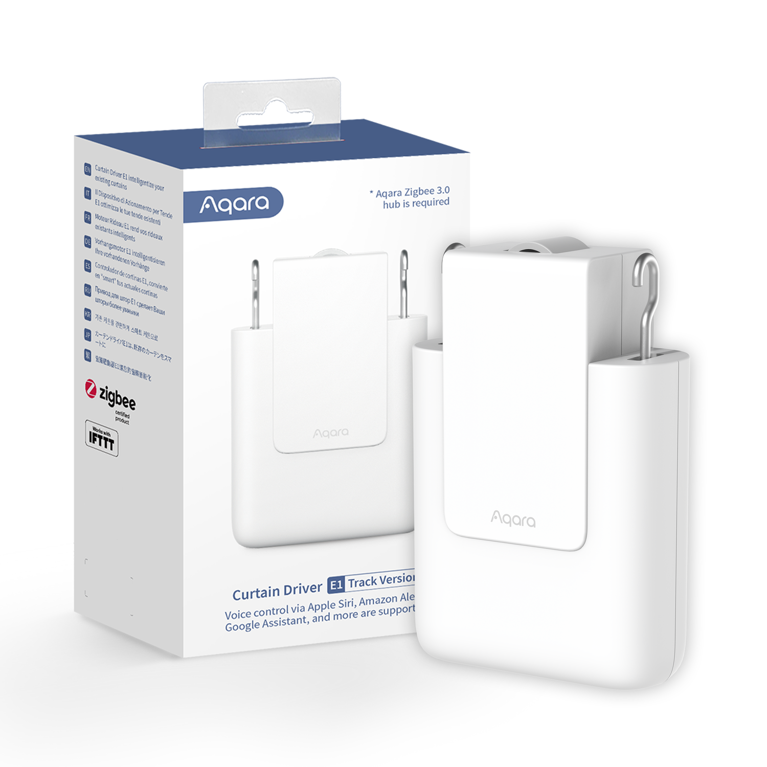Aqara Curtain Driver E1 Track Version (Zigbee) Vorhangsteuerung, Ausführung für Schiene