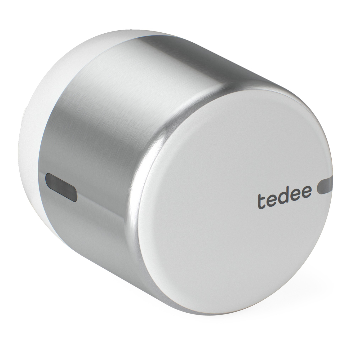 tedee Lock GO 2 Silber Aluminium + EU Adapter (Bluetooth, Matter over Thread)