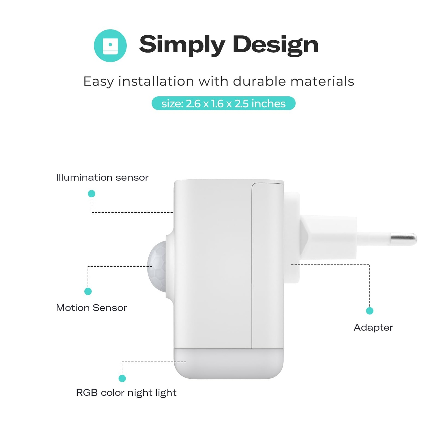 ThirdReality Multifunktionsnachtlicht Typ C (Zigbee)
