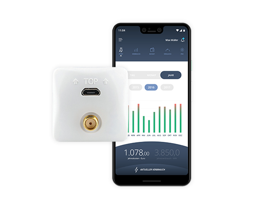 powerfox poweropti PA201902 Wi-Fi Stromzählerausleser - MwSt.-befreit nach §12 Abs. 3 UStG