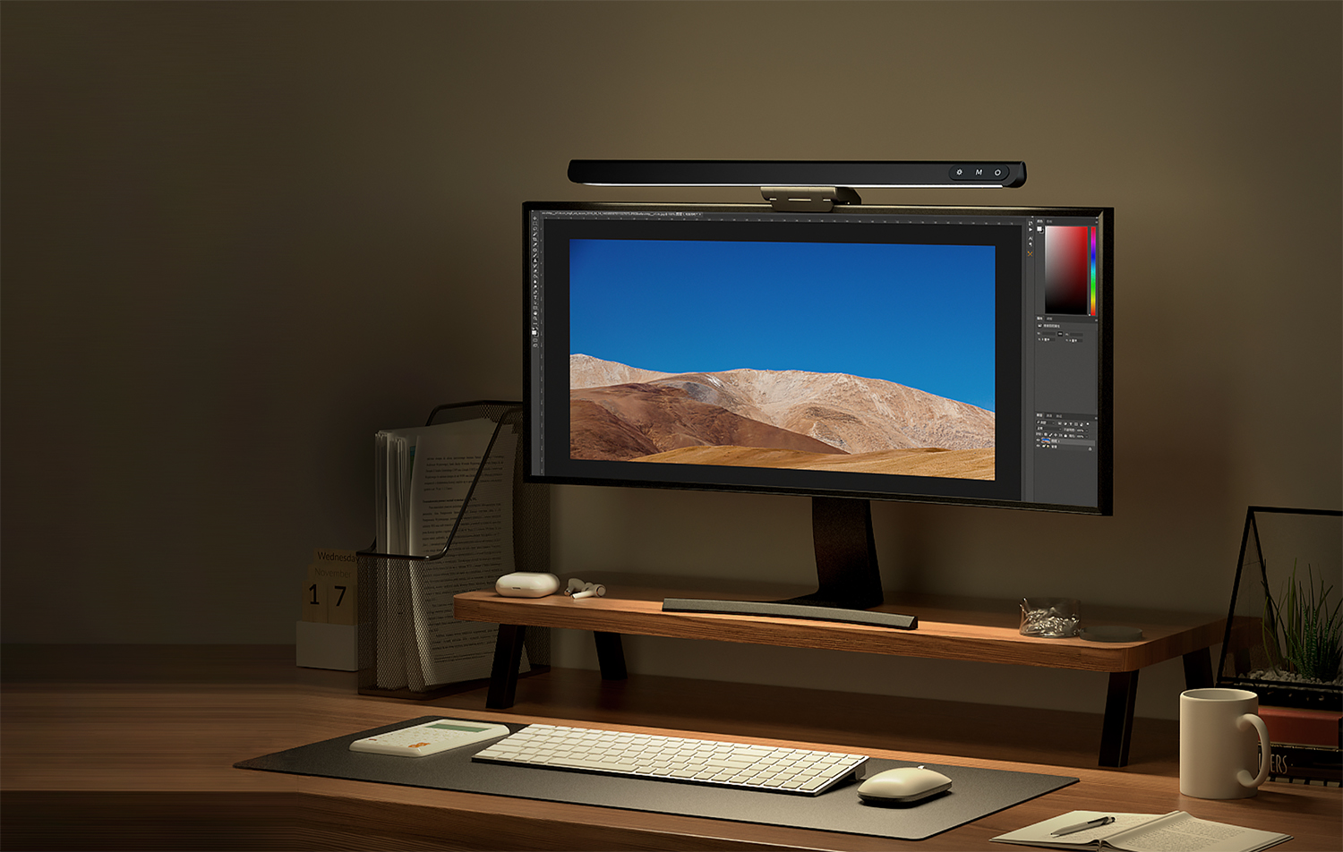 YEELIGHT Rechargeable Monitor Light Bar Aufladbare Monitor-Lichtleiste WLAN
