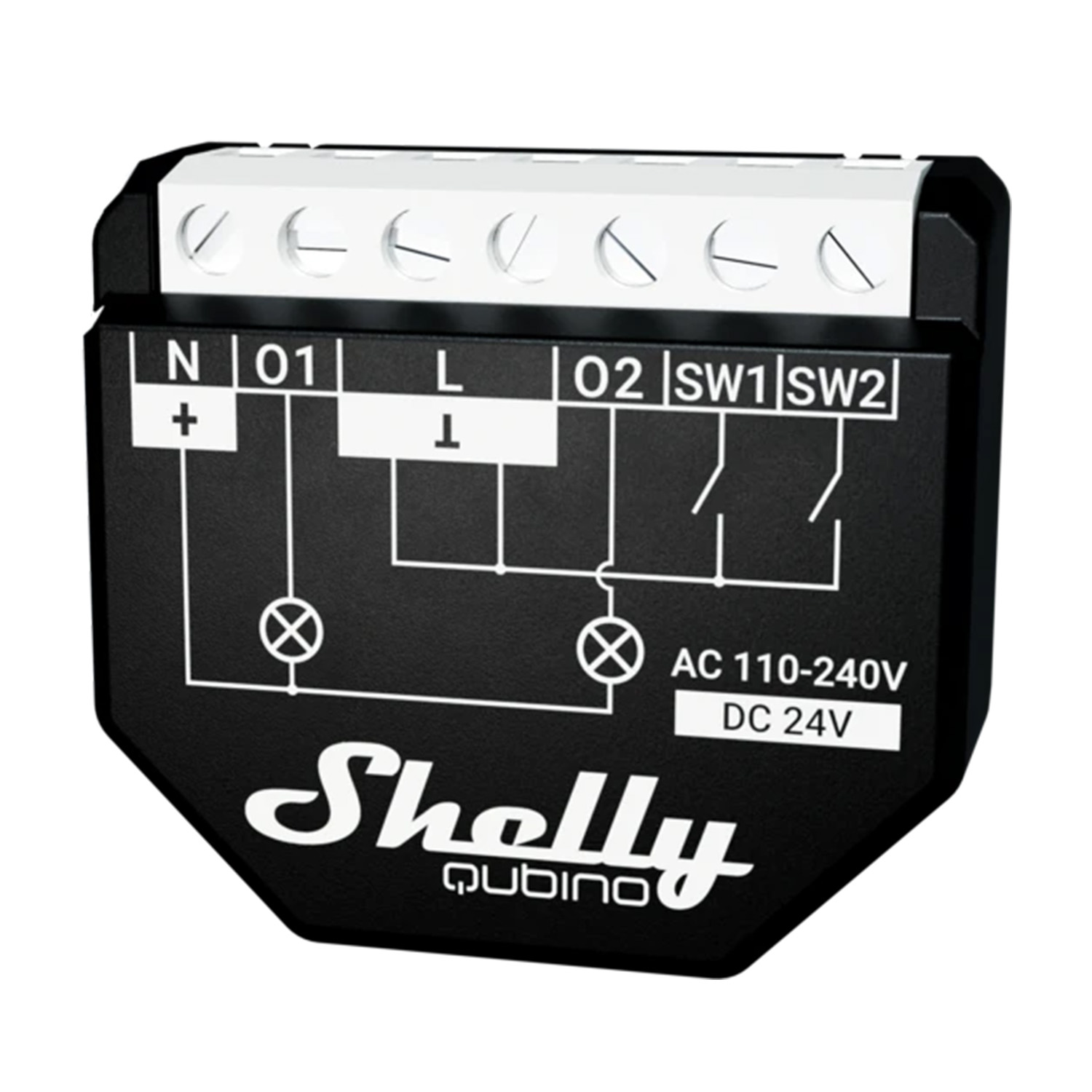 Shelly Qubino Wave 2PM Relais 16A 2 Kanal