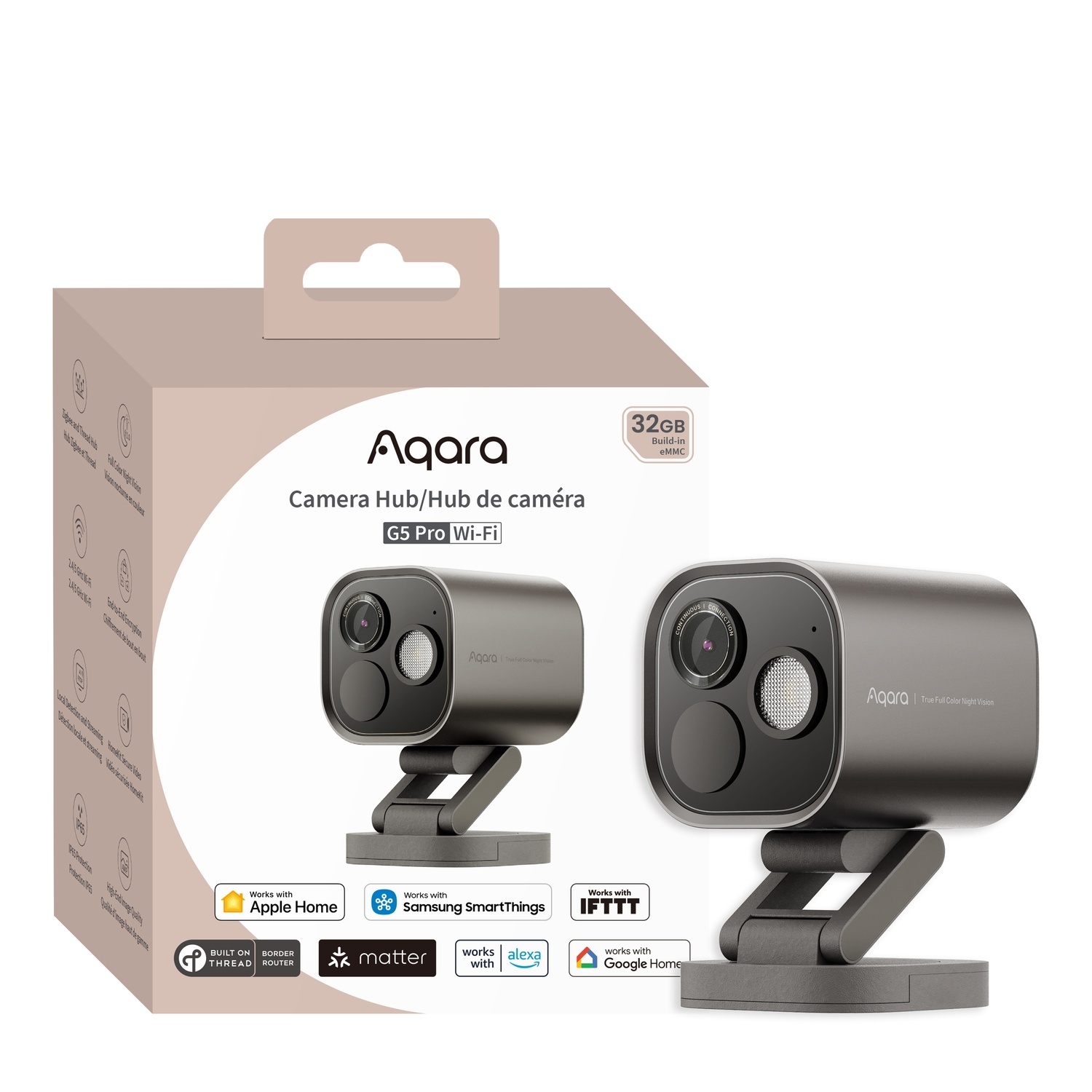 Aqara Camera Hub G5 Pro Grau (Zigbee, WLAN)