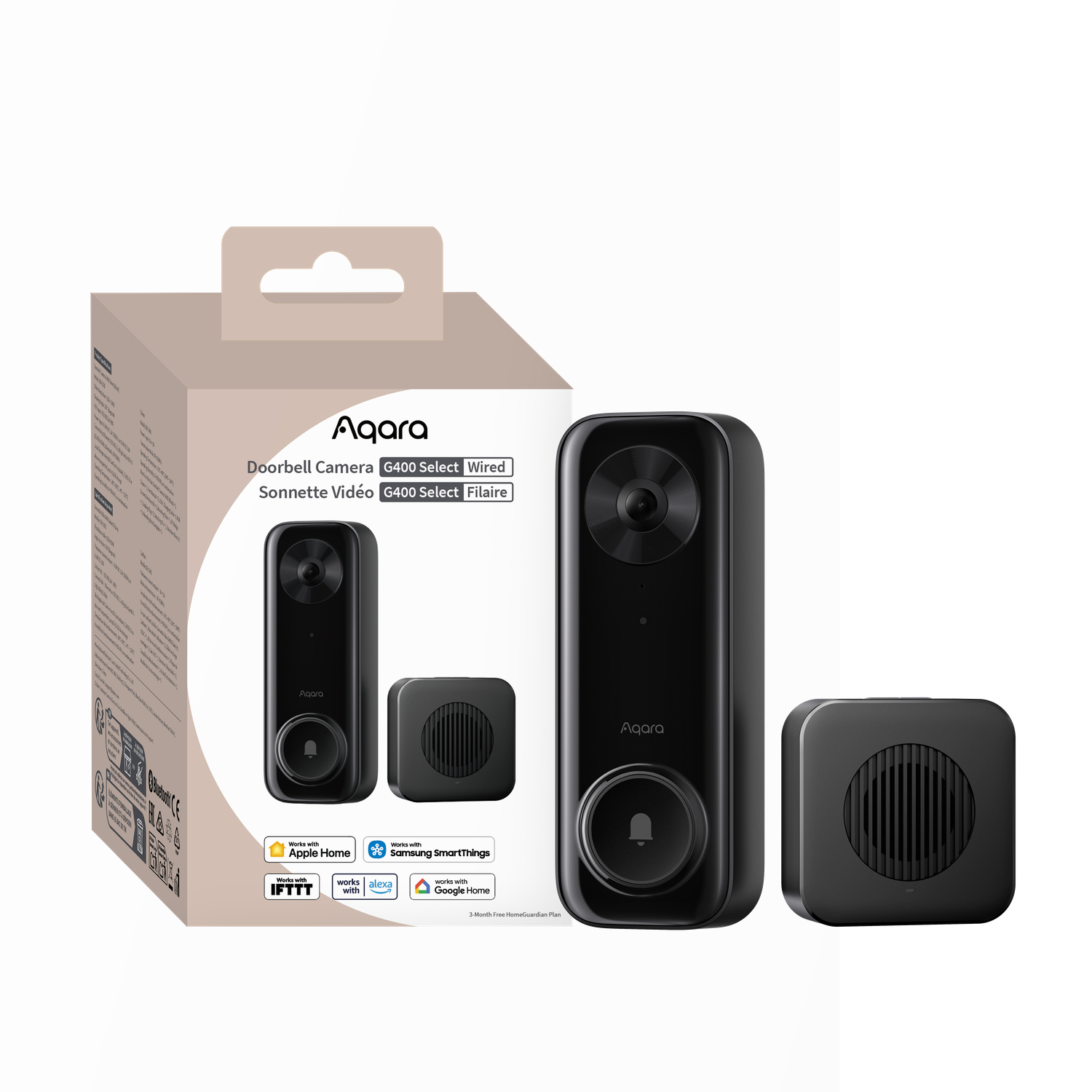 Aqara Kabelgebundene Türsprechstelle G400 Select Wired (WLAN, PoE)