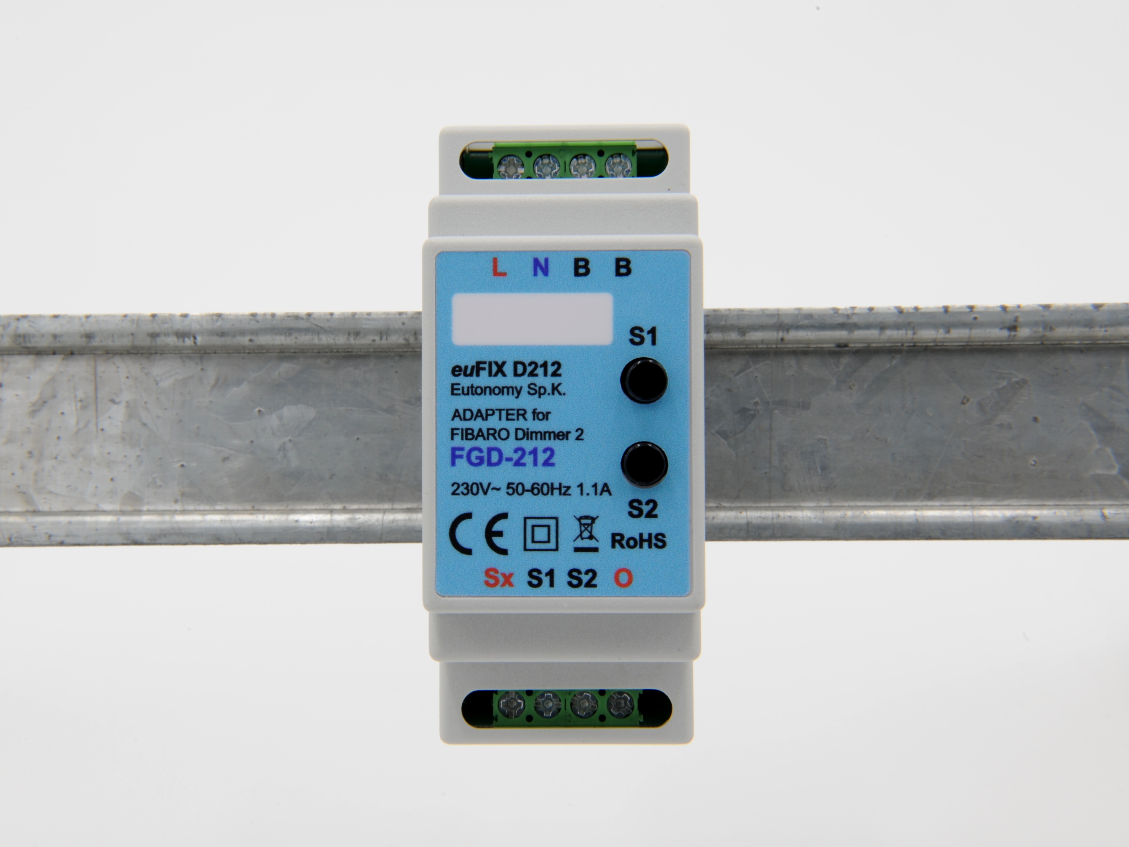 Eutonomy - euFIX D212 DIN Adapter (mit Button)