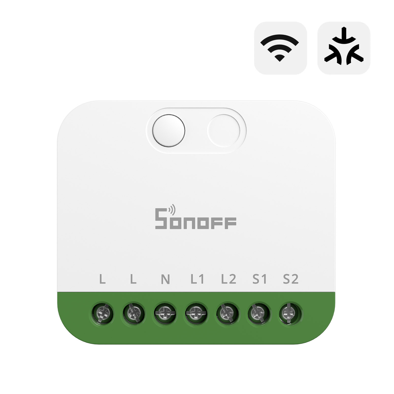 SONOFF MINI DUO 2-Fach Smart Switch (Matter over WiFi)