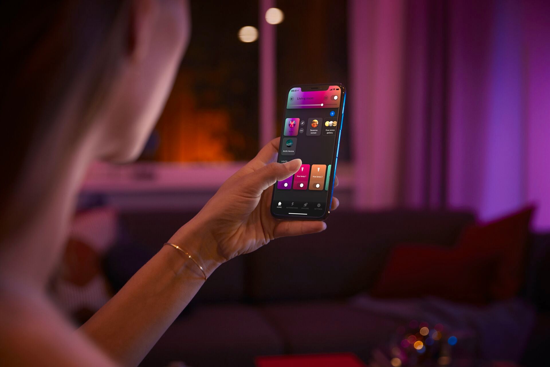 Philips Hue Play Gradient PC LS 32/34” Starter Set inkl. Philips Hue Bridge