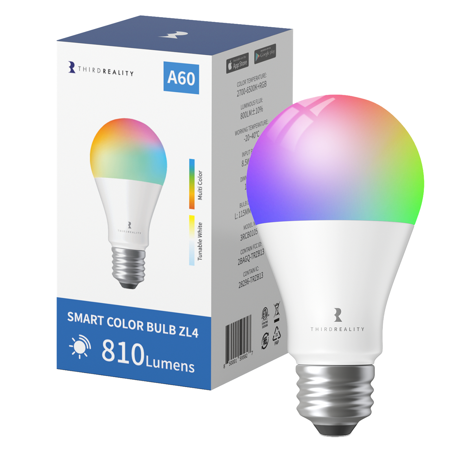 ThirdReality Smart Color Bulb ZL4 E27 (Zigbee)