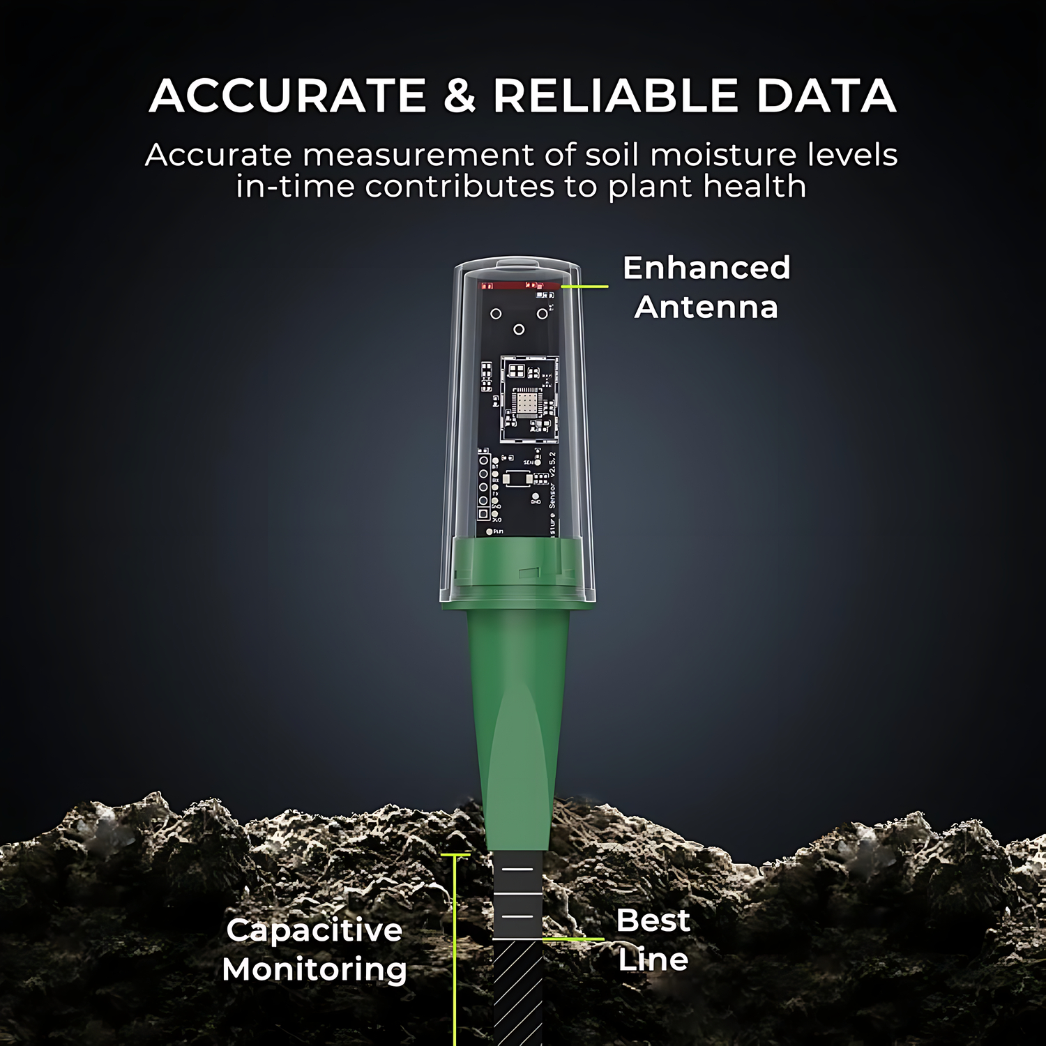 ThirdReality Smart Soil Moisure Sensor Gen2 (Zigbee) Bodenfeuchtesensor