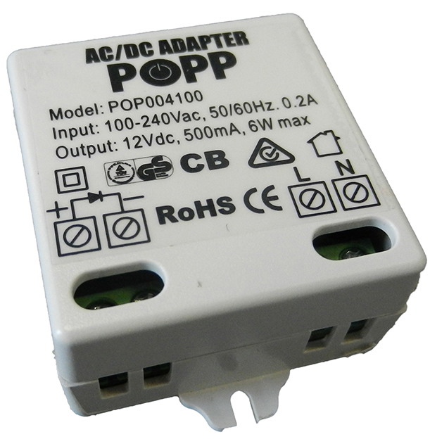 Netzteil – 12V 6W 0,5A kompakt, unterputzfähig und zuverlässig