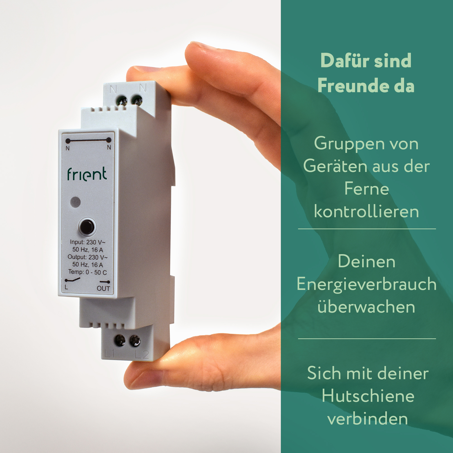 frient Smart Relay 16A DIN (Zigbee)