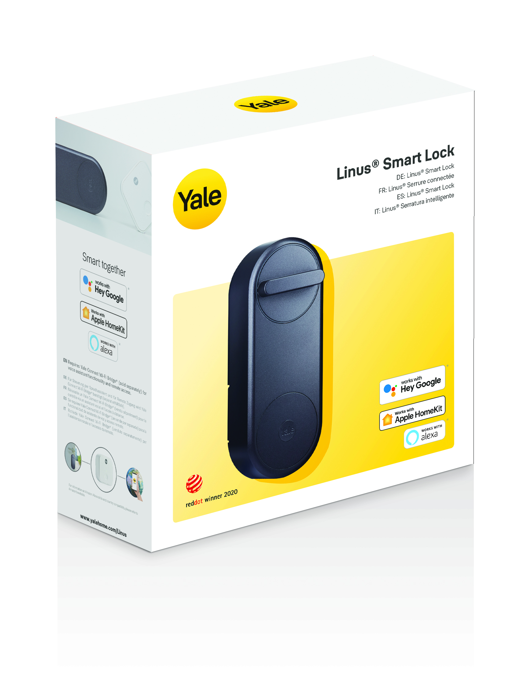 Yale Linus Smart Door Lock (Schwarz)