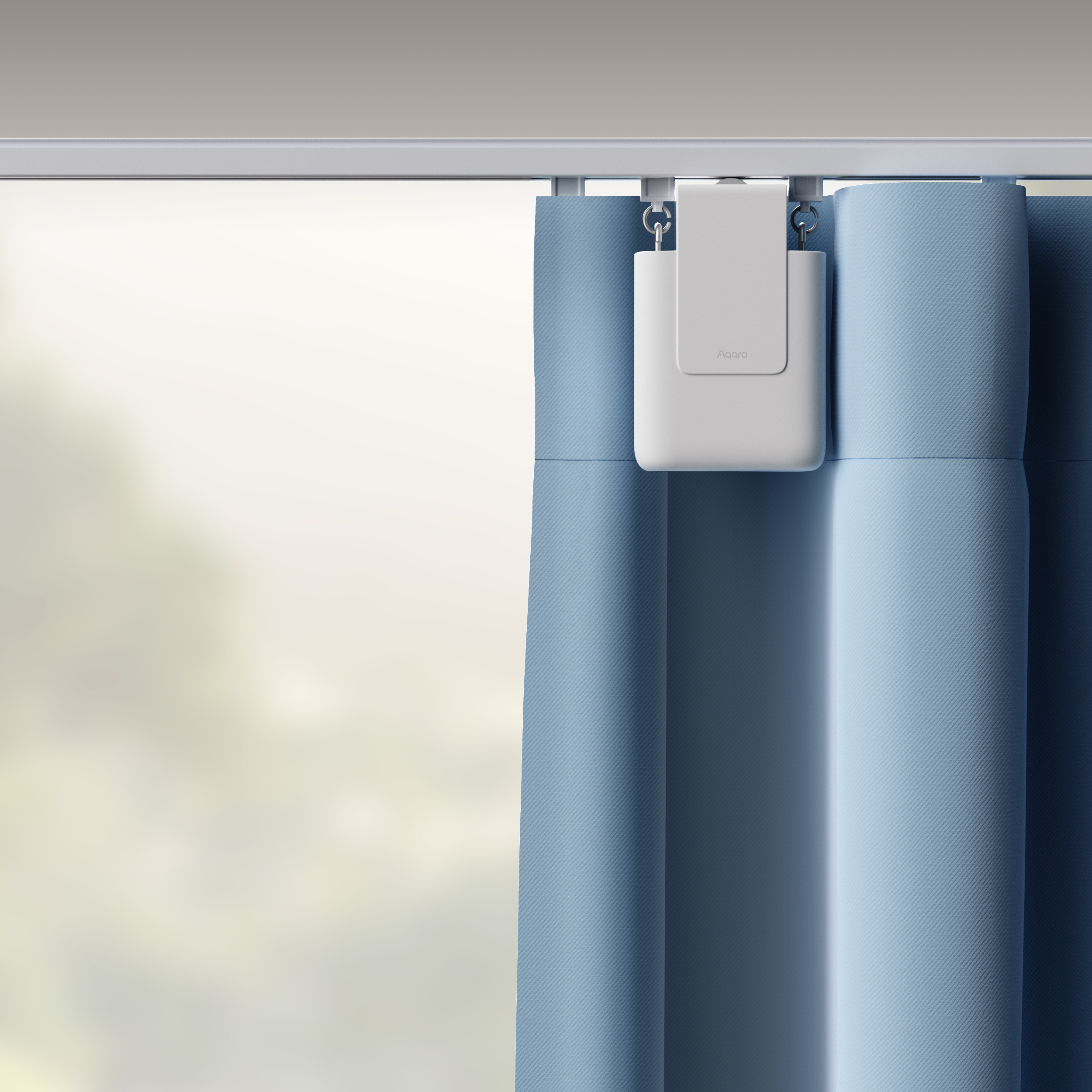 Aqara Curtain Driver E1 Track Version (Zigbee) Vorhangsteuerung, Ausführung für Schiene