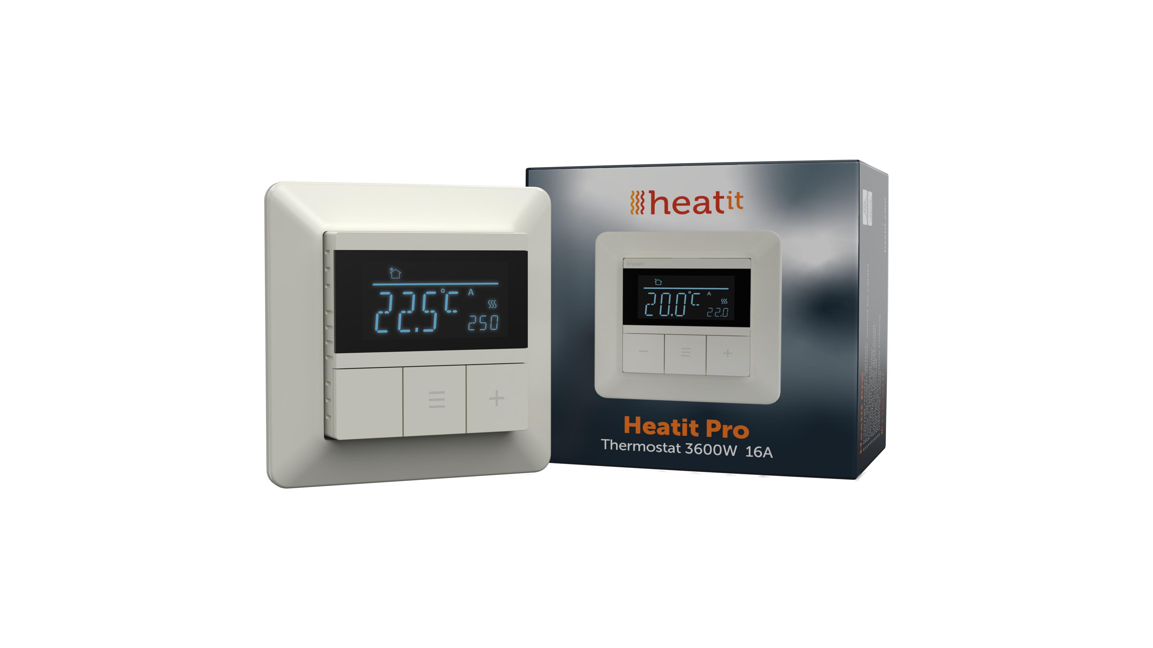 Heatit Pro Thermostat (Weiß RAL 9010)