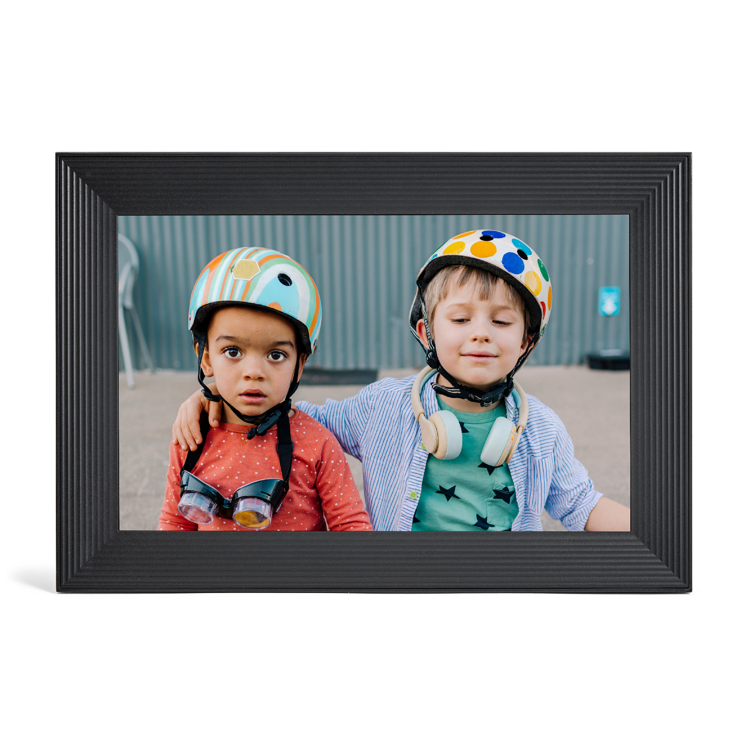 Carver by Aura Intelligenter digitaler Bilderrahmen 10,1 Zoll HD WLAN Gravel