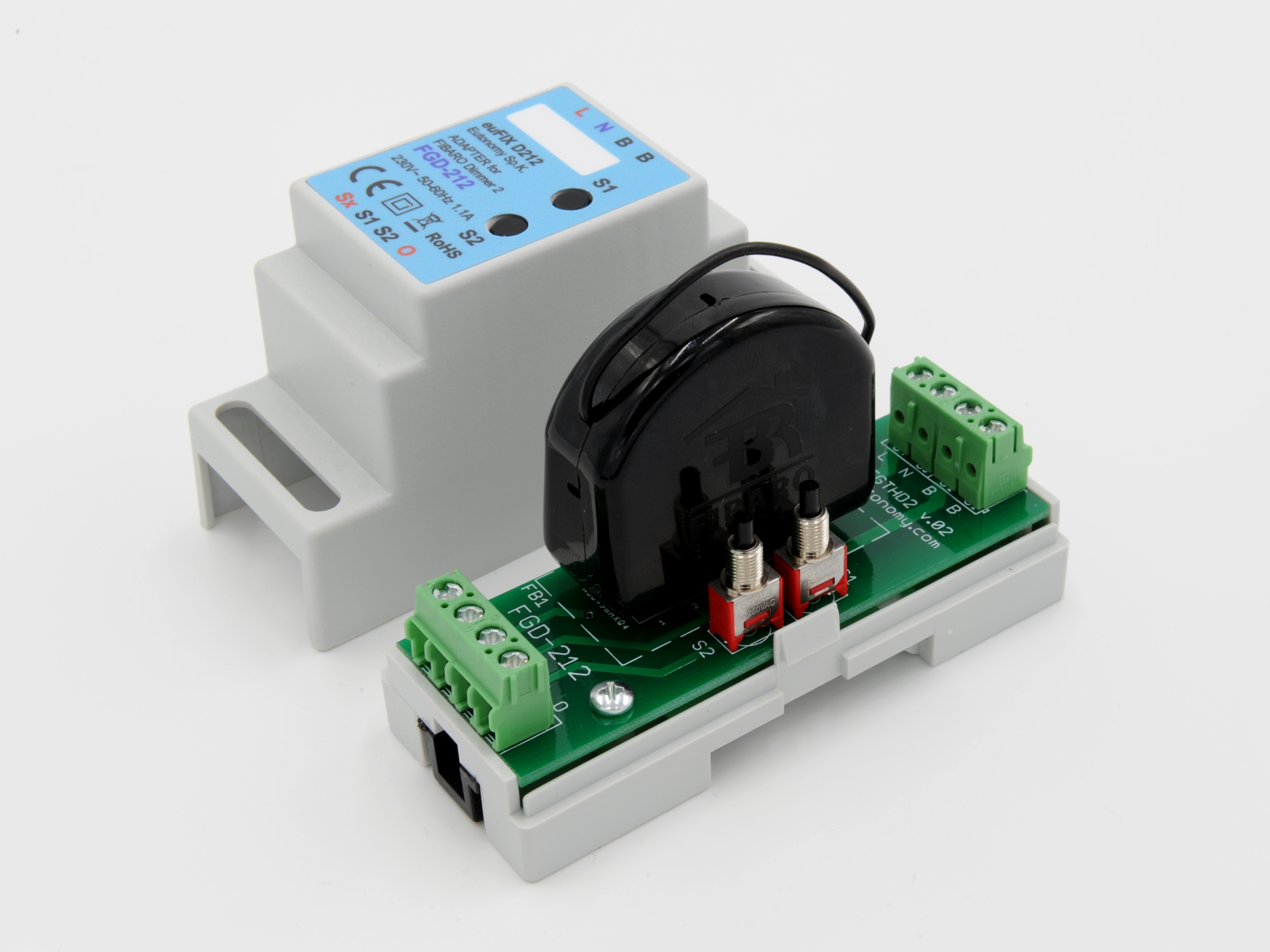 Eutonomy - euFIX D212 DIN Adapter (mit Button)