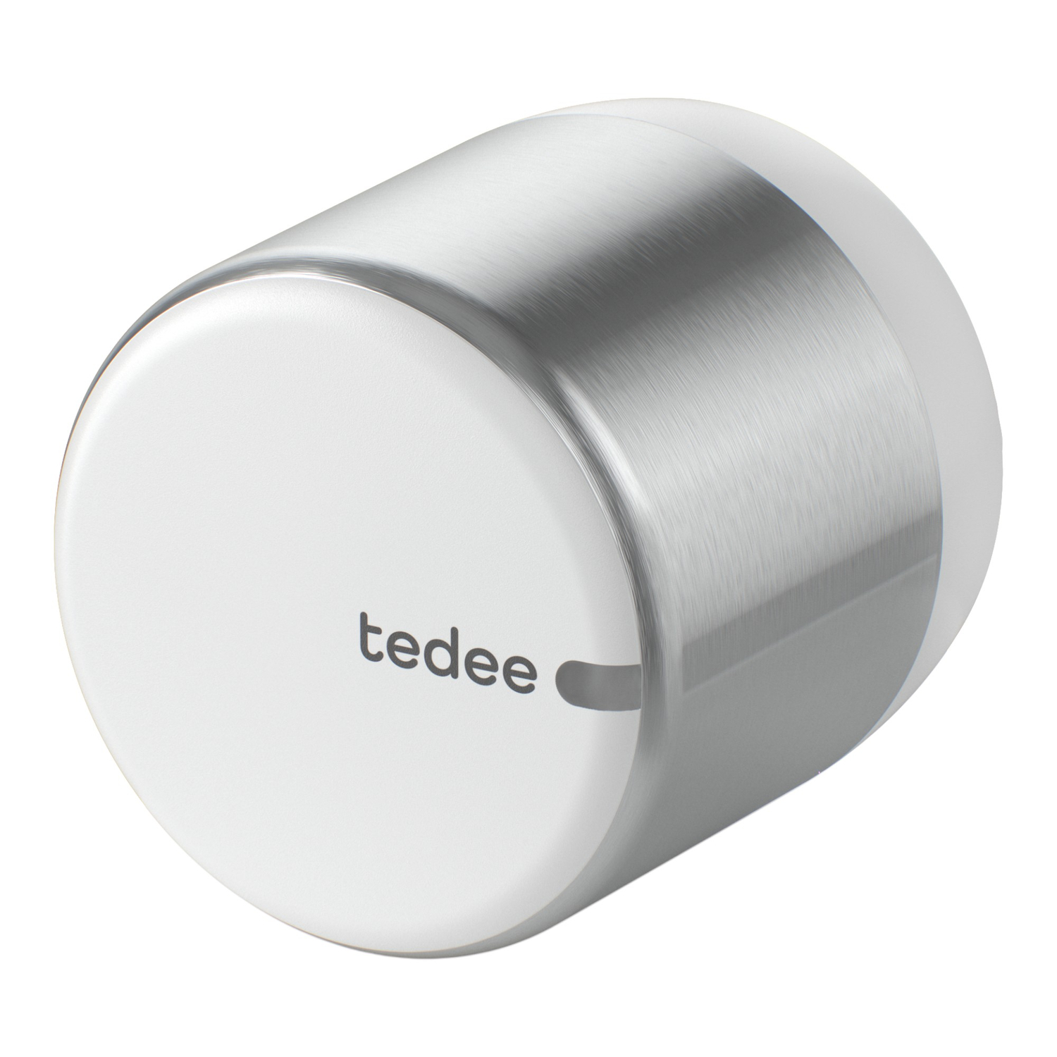 tedee Lock GO 2 Silber Aluminium + EU Adapter (Bluetooth, Matter over Thread)