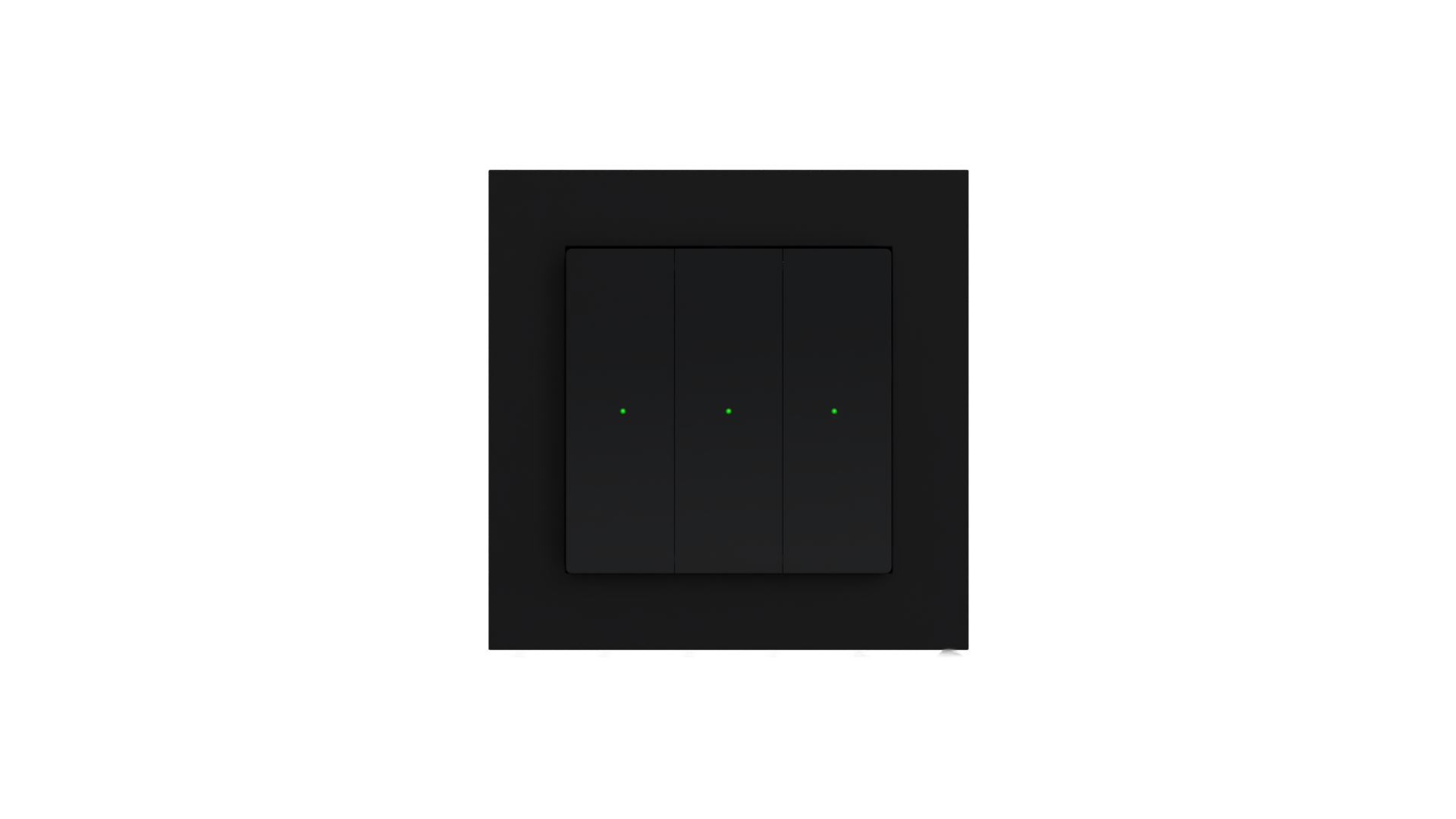 Heatit Z-Push Wall Controller Z-Wave 700er Serie (Schwarz Matt)