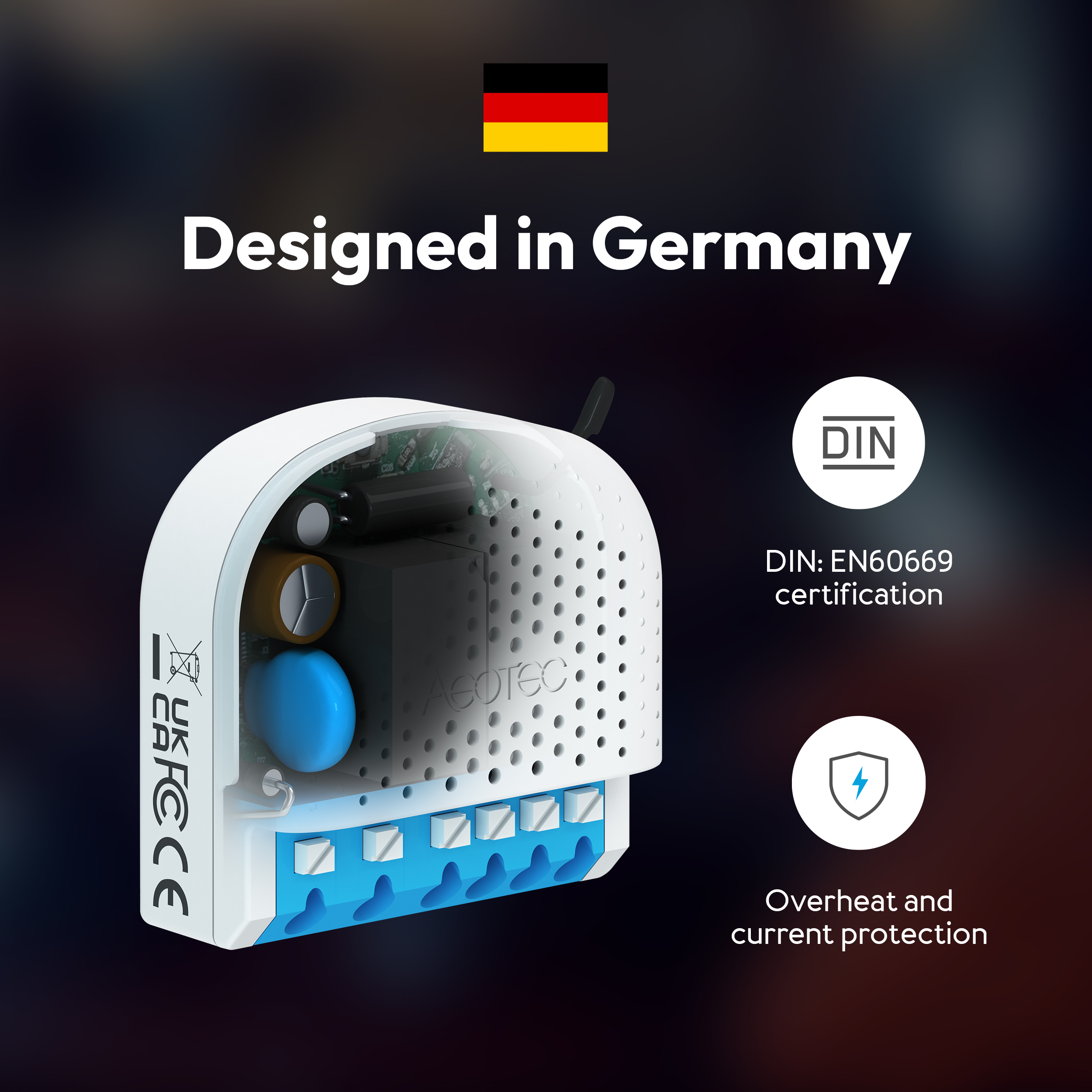 Aeotec Pico Shutter Zigbee Rollladenschalter