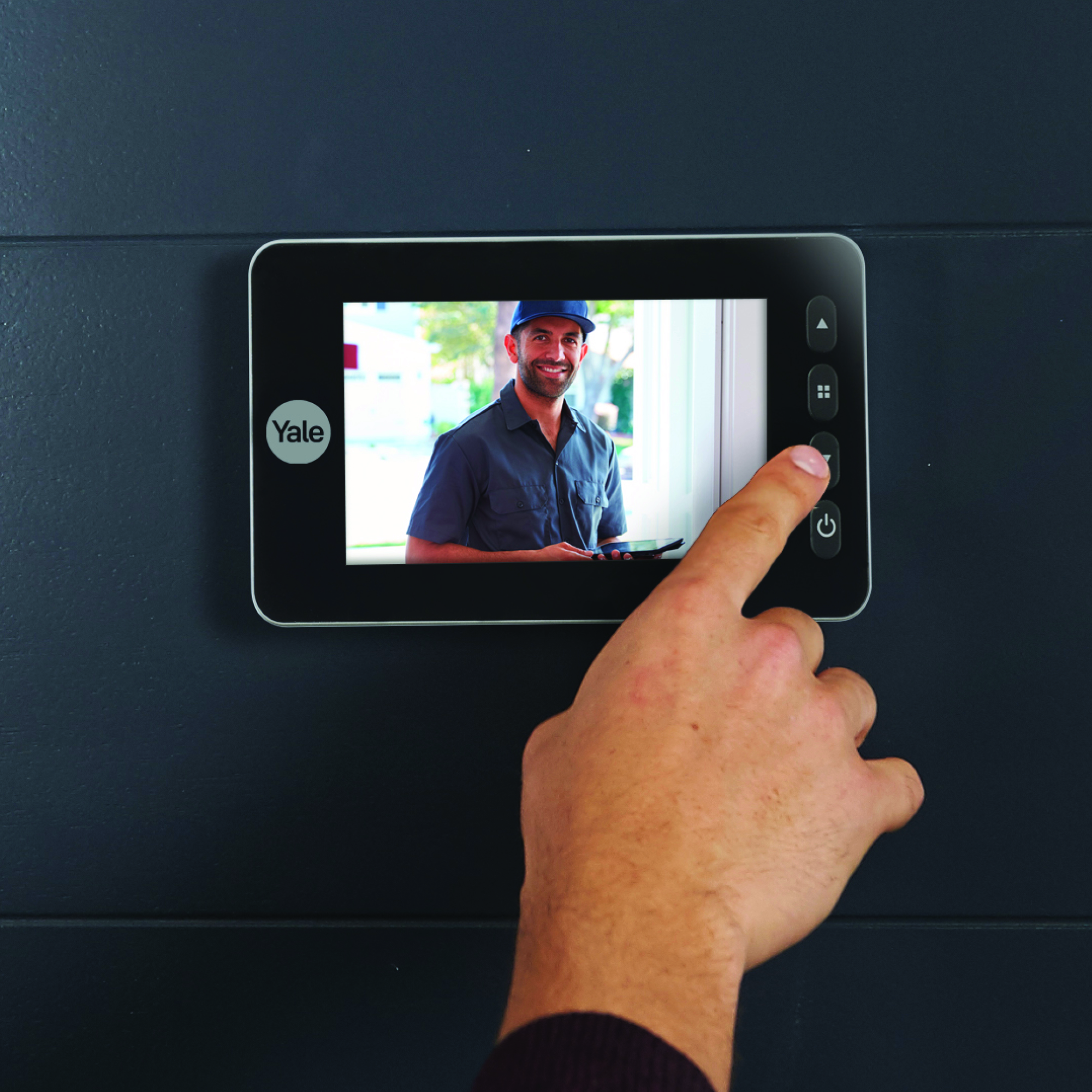 Yale Yale Digital Door Spy DDV 5800, 4.3" Display (Silber) mit Motion Detection, Doorbell & Night Vision