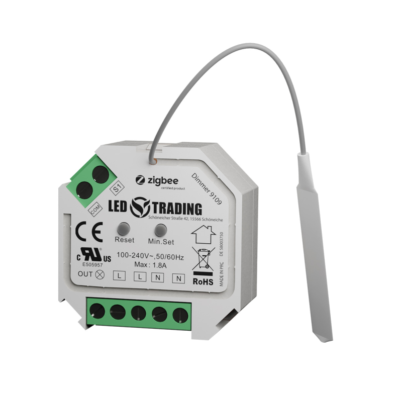 LED Trading Unterputz-Dimmer ohne Neutralleiter (Zigbee)