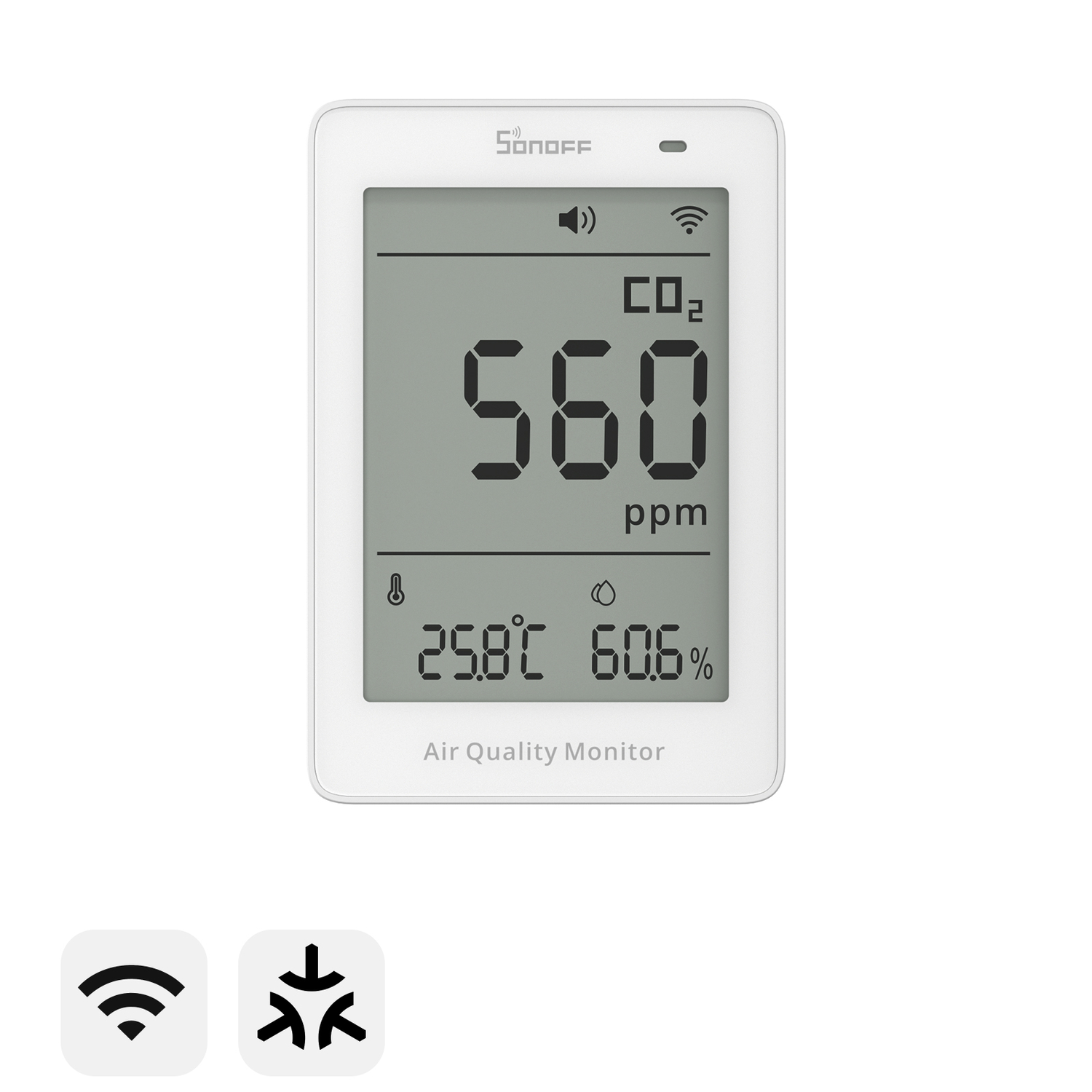 SONOFF AirGuard CO2-Luftqualitätsmonitor (Matter over WiFi)