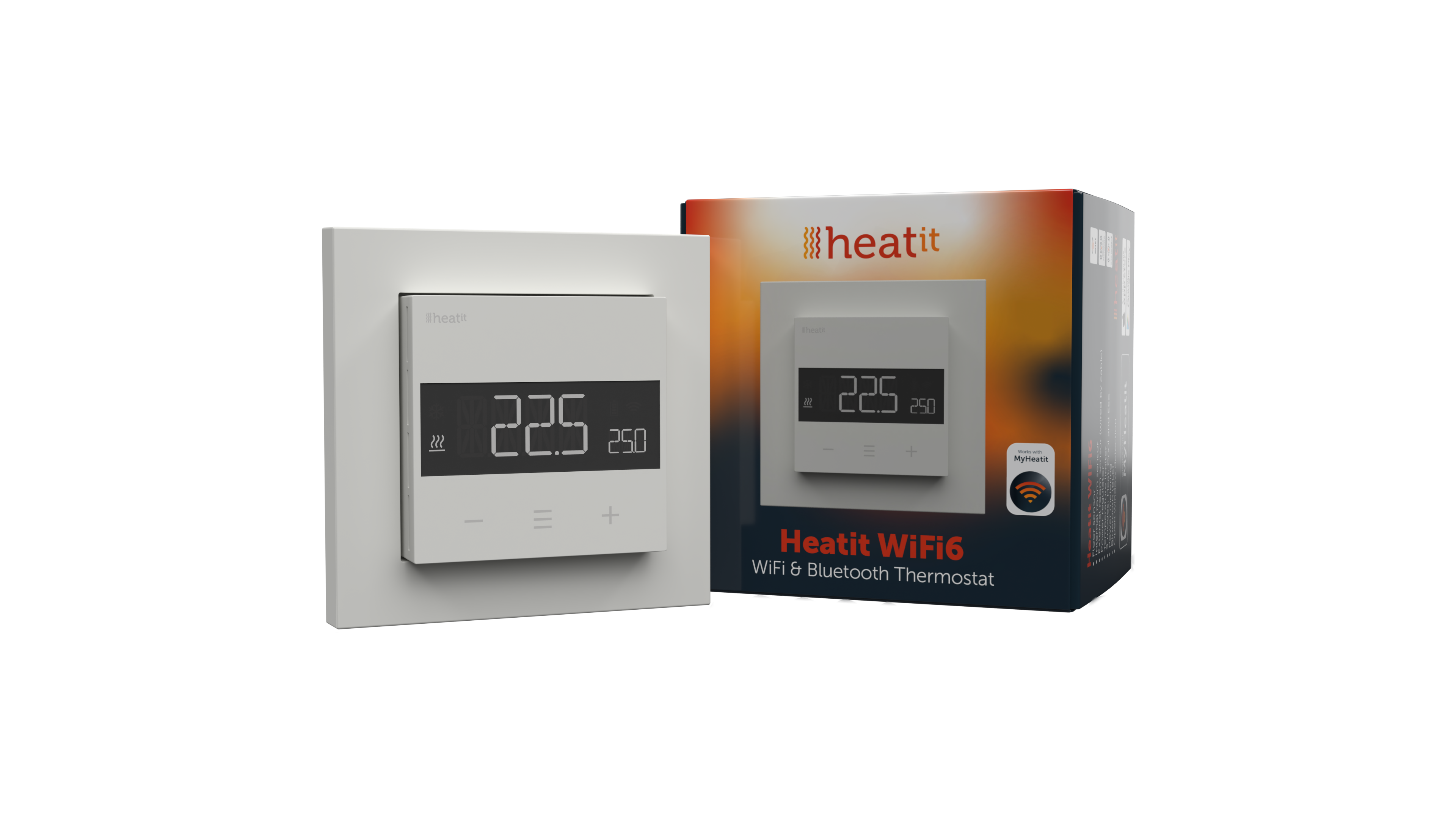 Heatit WiFi6 Thermostat (Weiß RAL 9003)