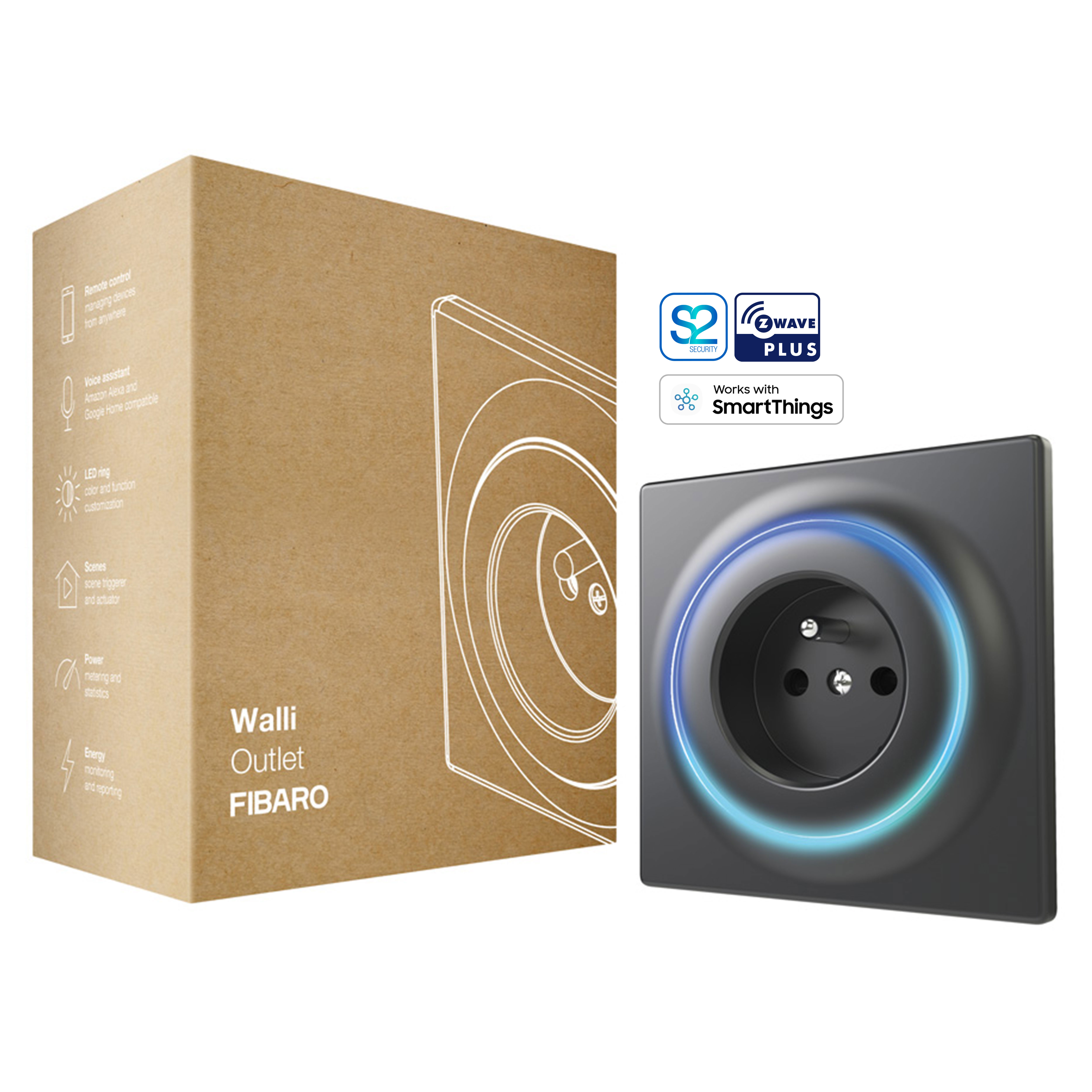 FIBARO Walli Outlet (Typ E)