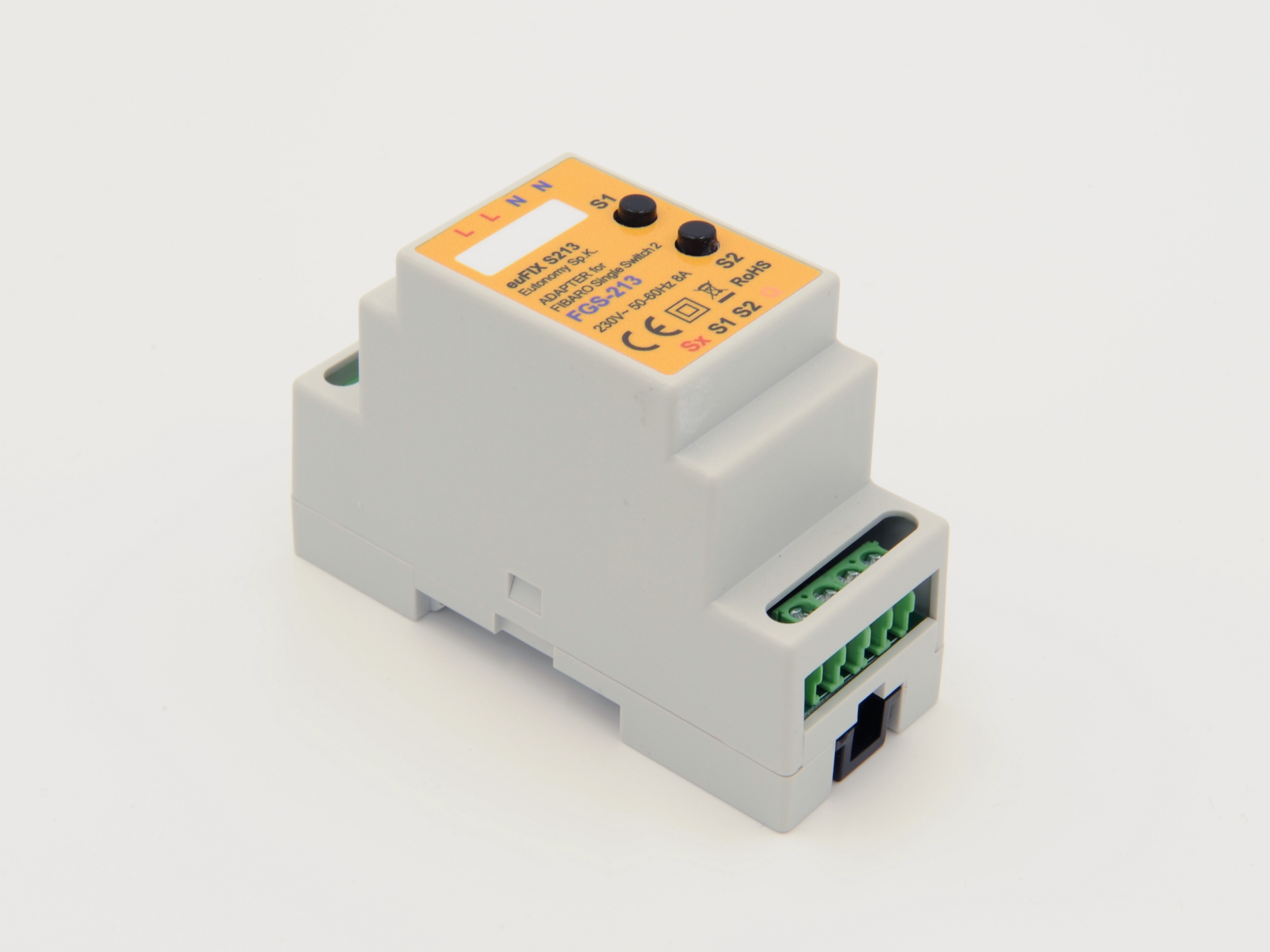 Eutonomy - euFix S213 DIN Adapter (mit Button)
